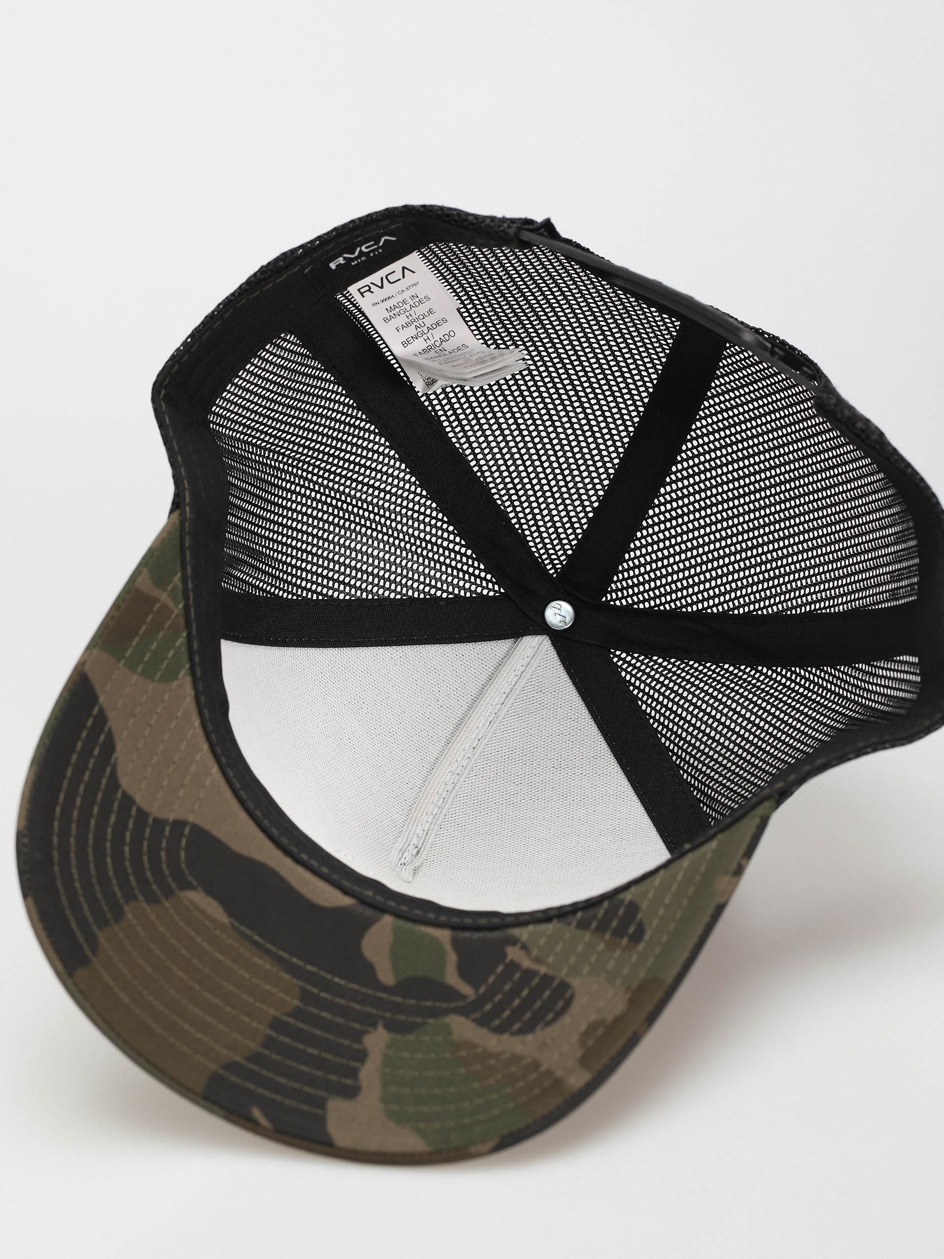 RVCA Va Atw Curved Brim Trucker Baseball sapka (camo)