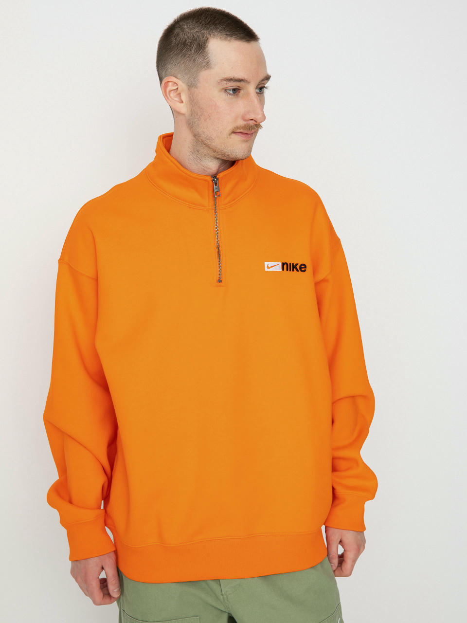 Nike SB Half Zip Y2K Logo Pulóver (safety orange)