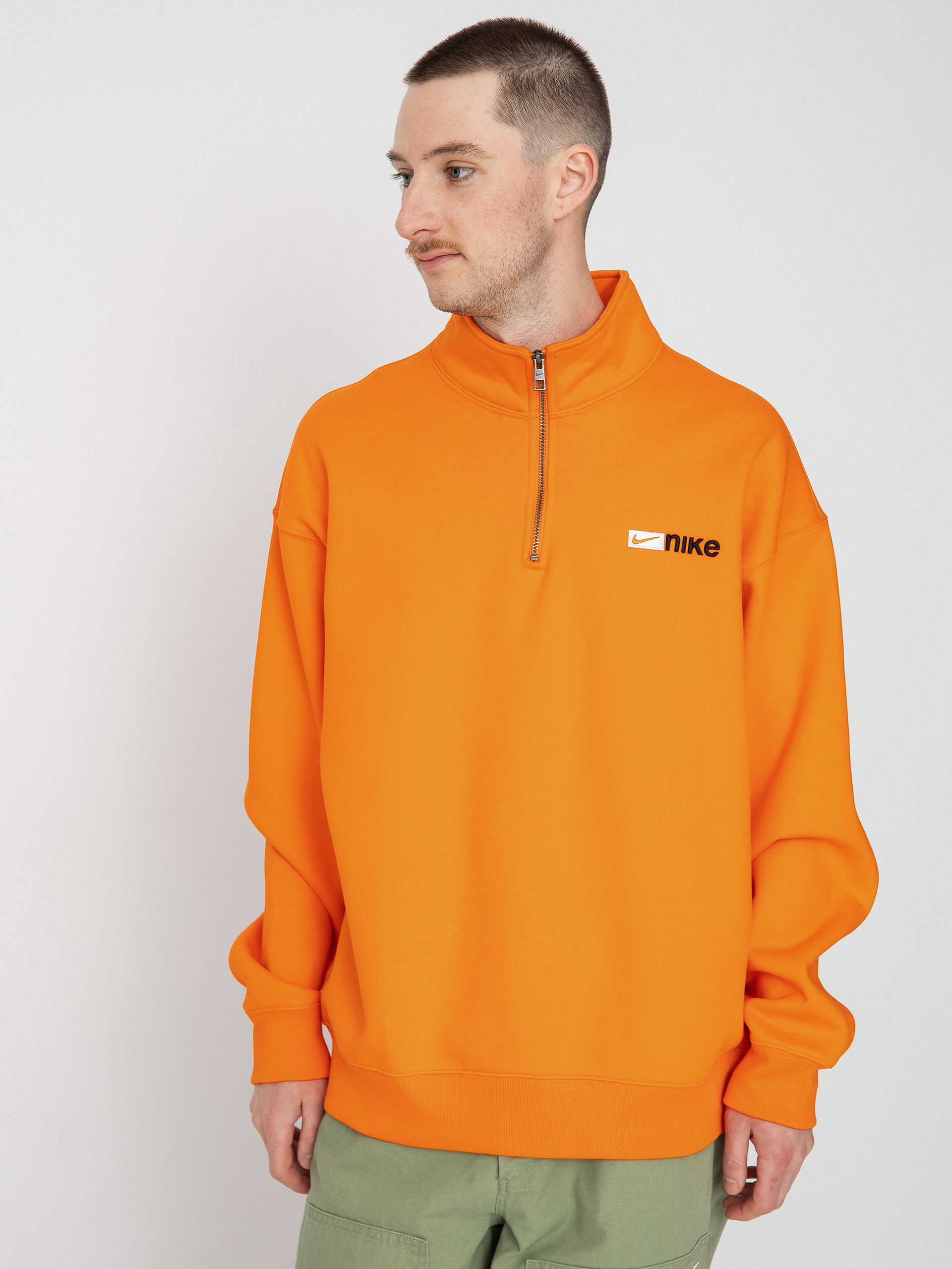 Nike SB Half Zip Y2K Logo Pulóver (safety orange)