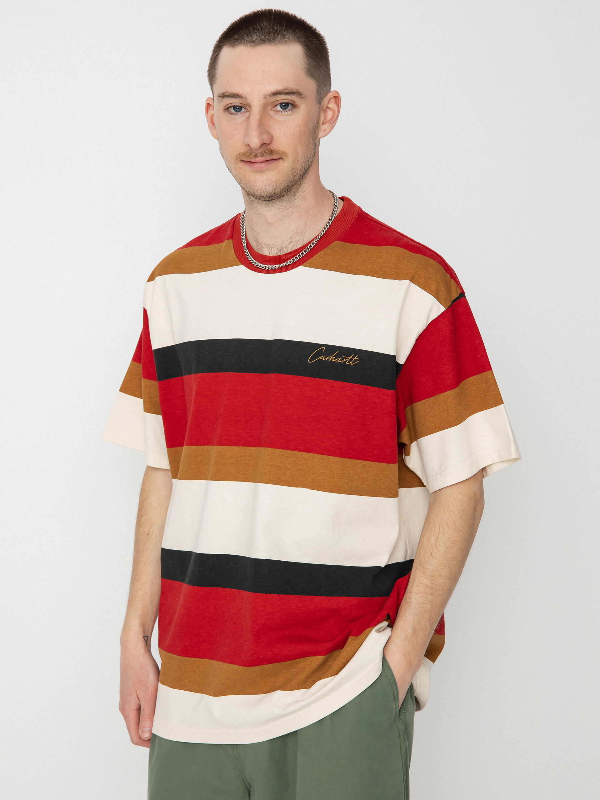 Carhartt WIP Crouser póló (crouser stripe arcade)