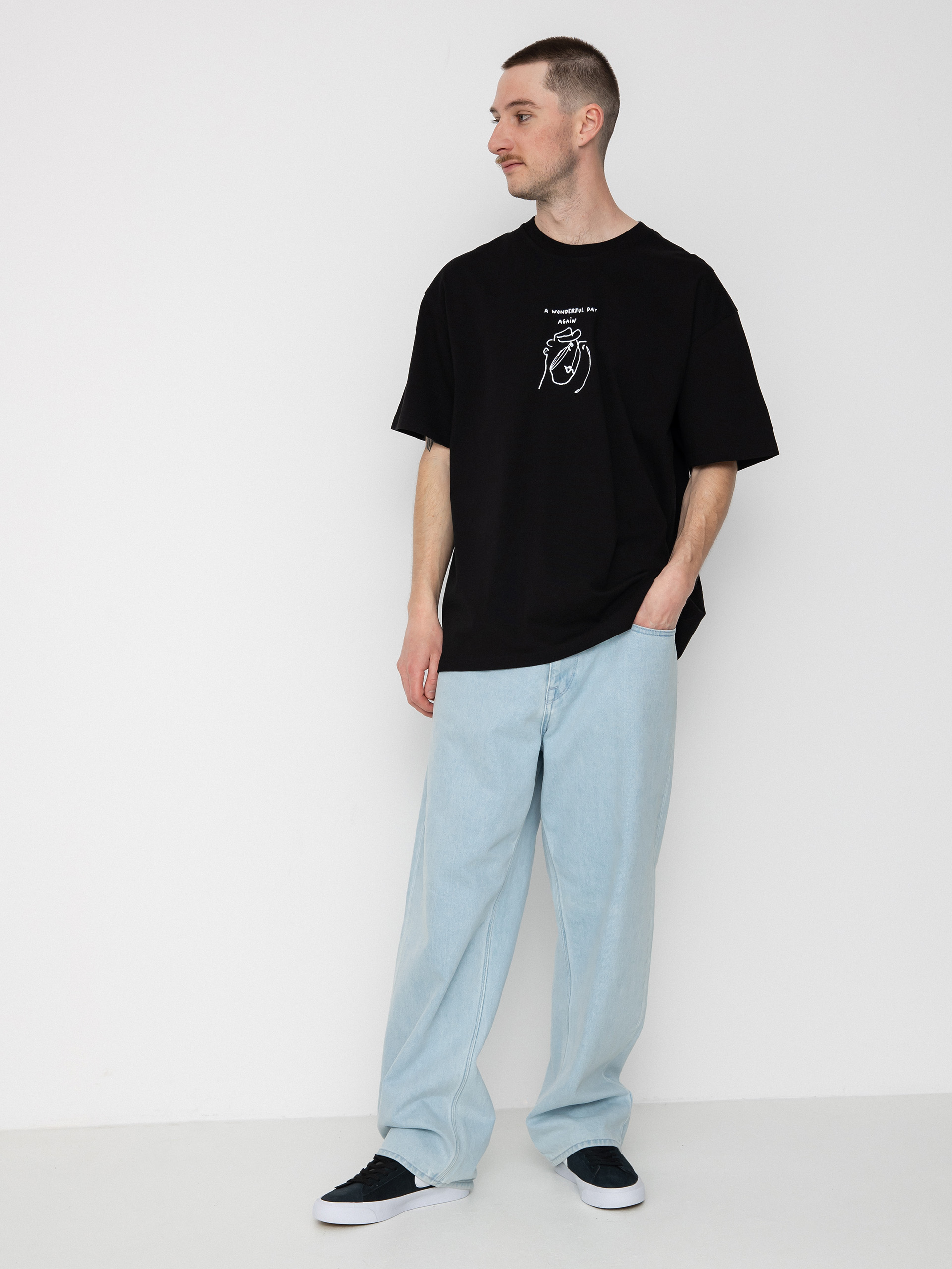 Polar Skate Wonderful Day póló (black)