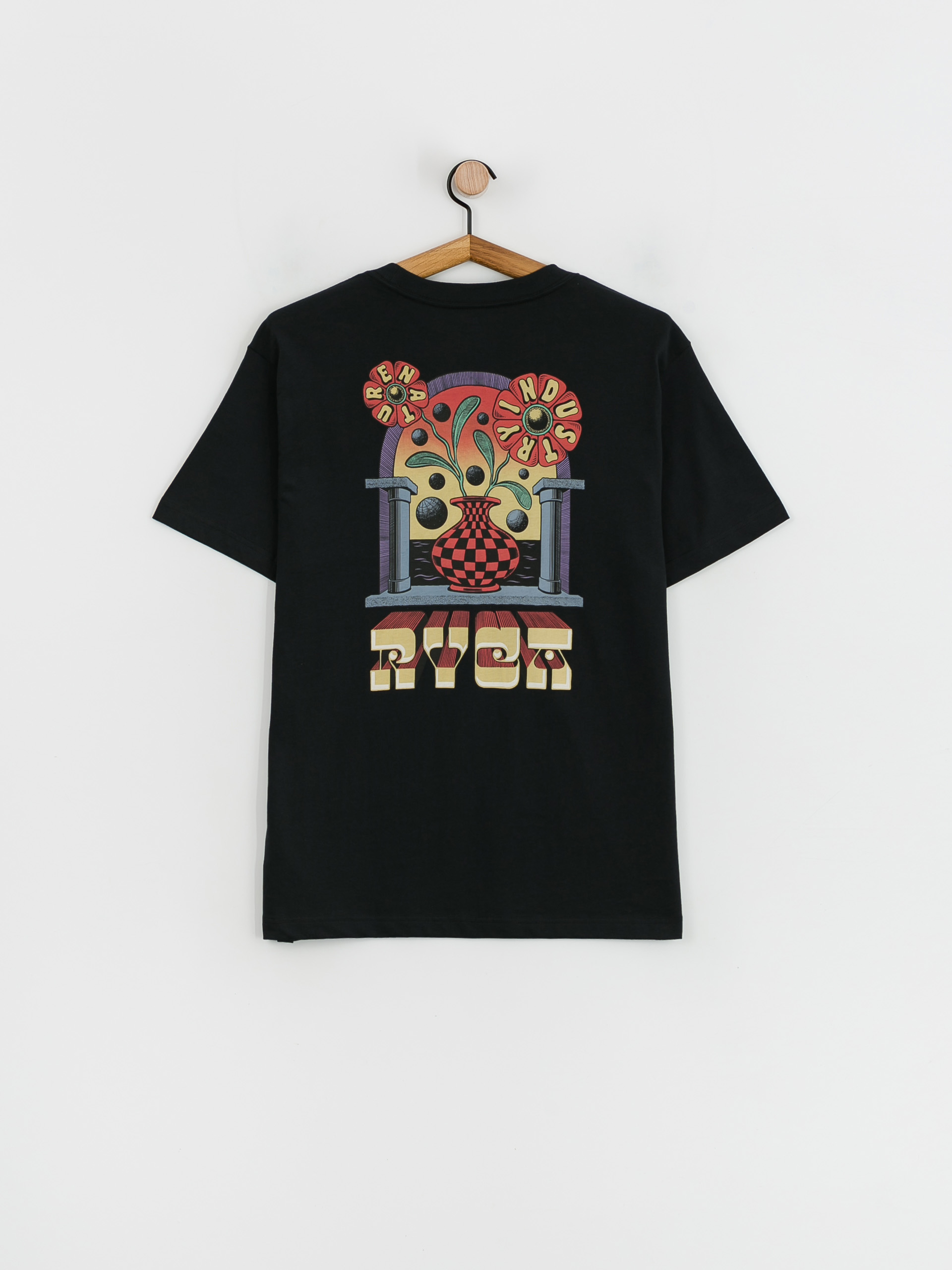 RVCA Portal póló (black)