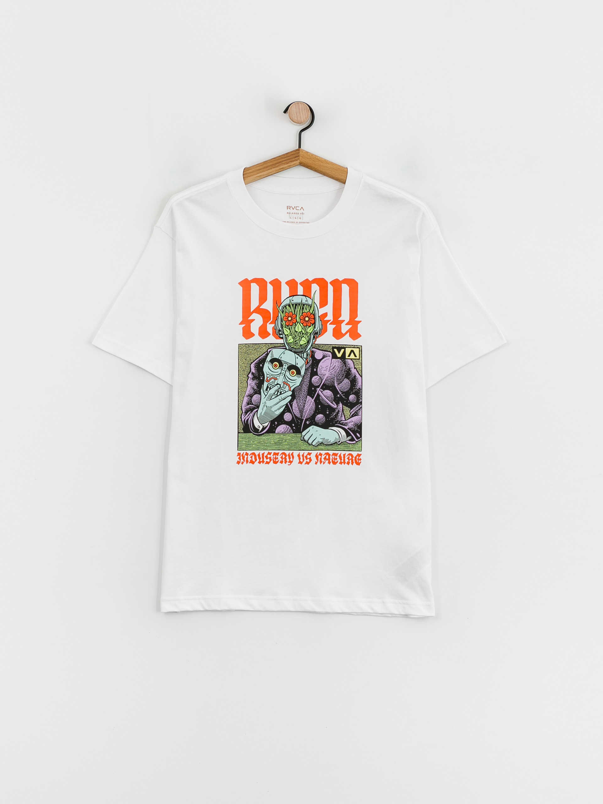 RVCA Manderoid póló (white)