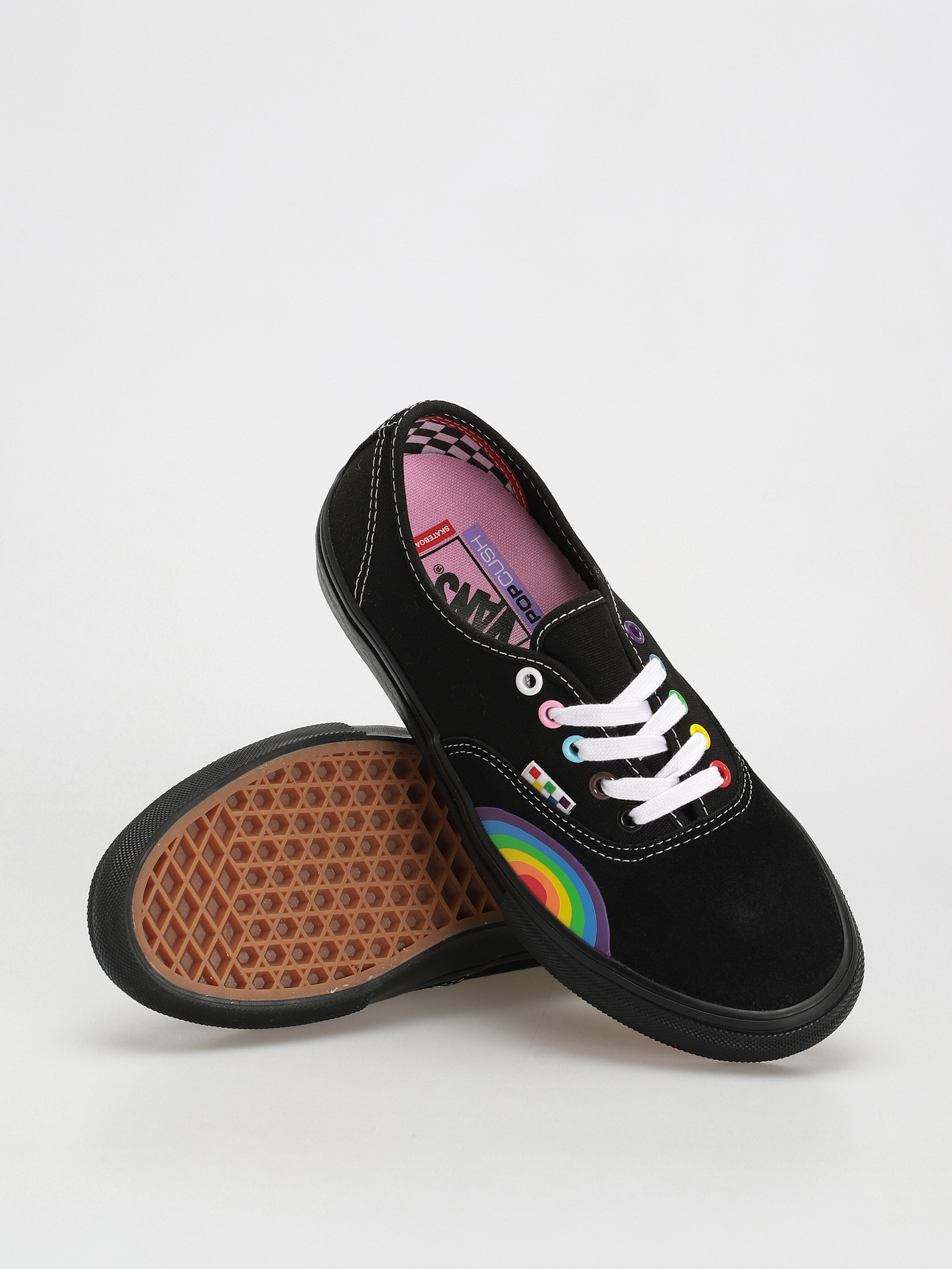 Vans Skate Authentic Cipők (pride black/multi)