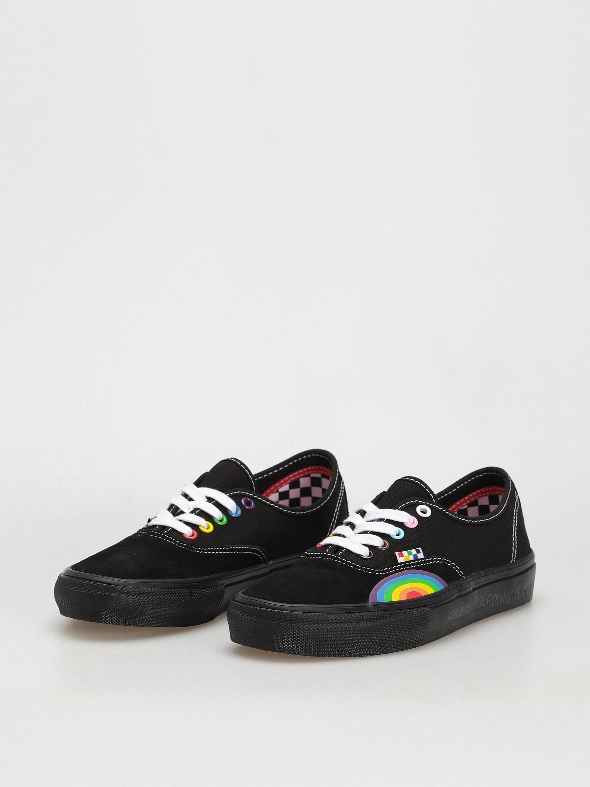 Vans Skate Authentic Cipők (pride black/multi)
