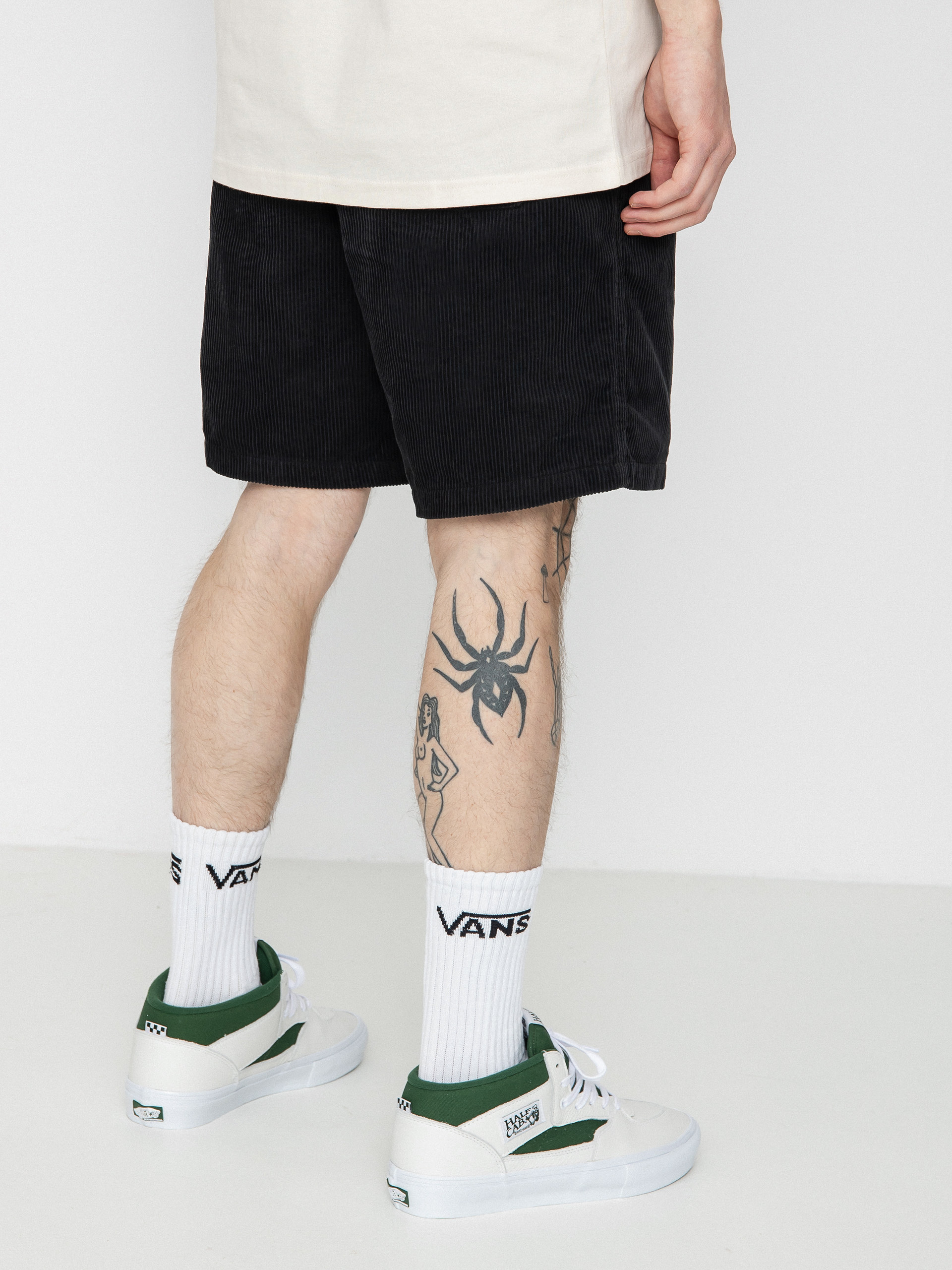 Rip Curl Surf Revival Cord Volley Rövidnadrág (washed black)