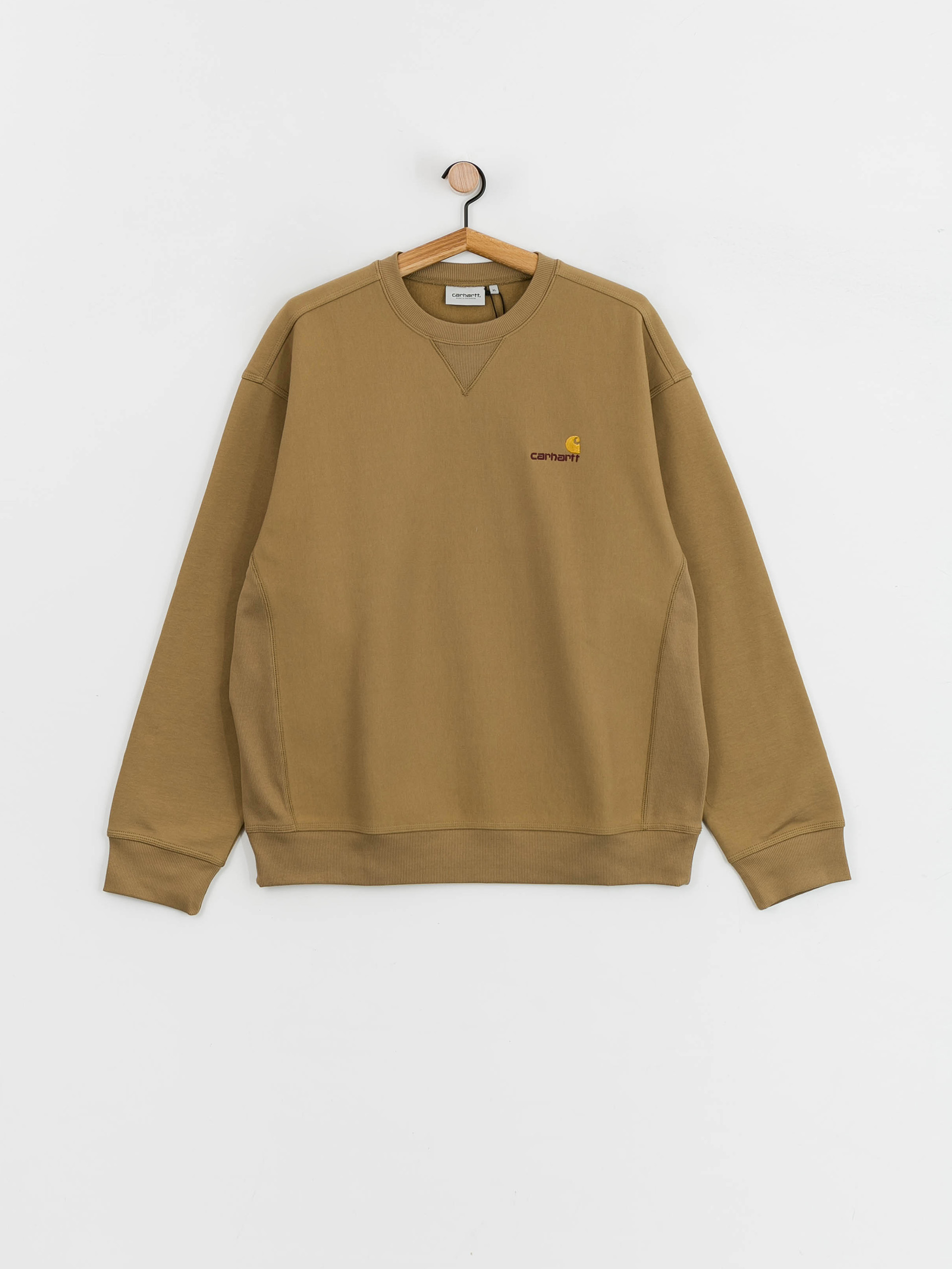 Carhartt WIP American Script Pulóver (larch)