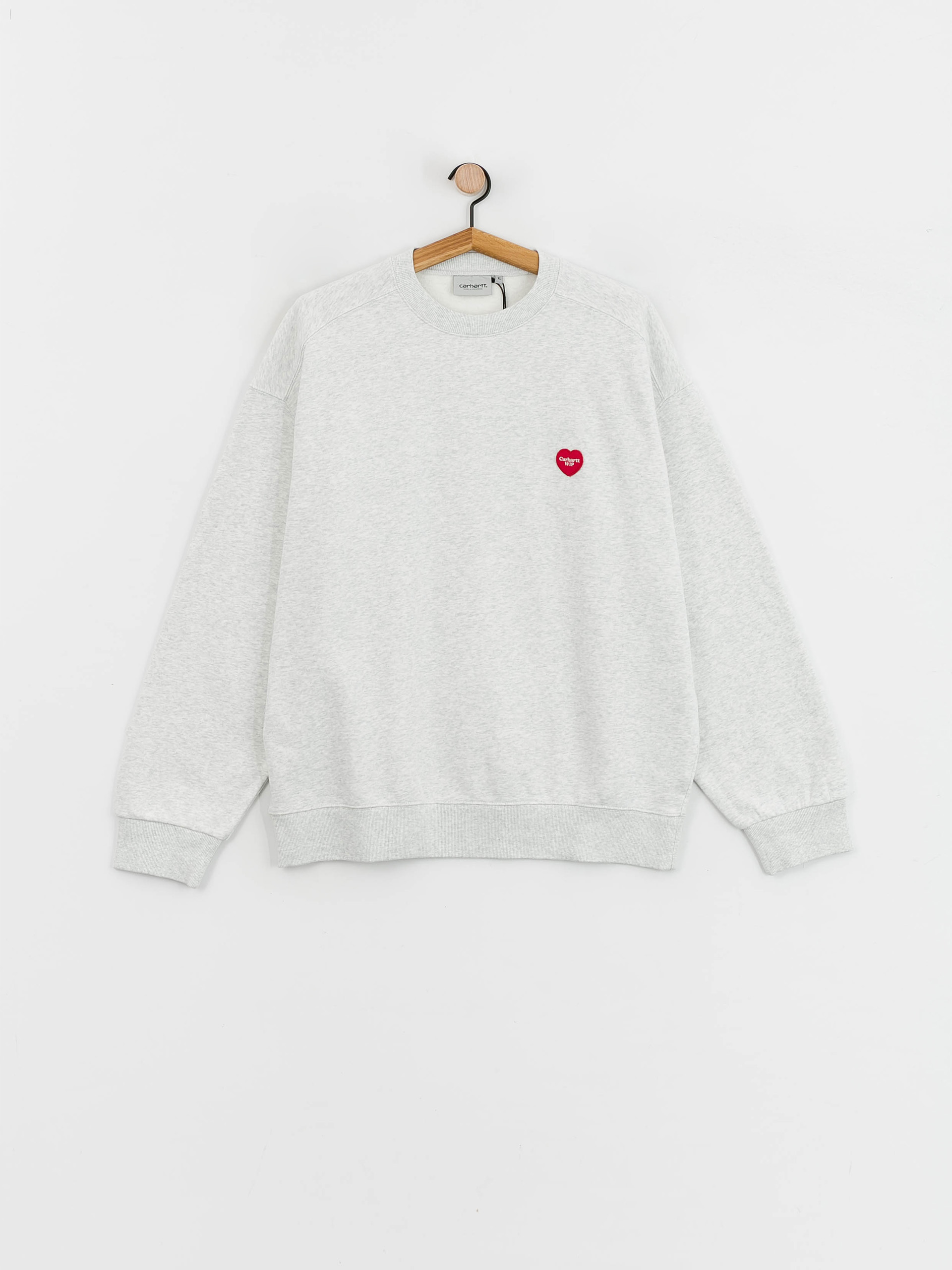 Carhartt WIP Heart Patch Pulóver (ash heather)