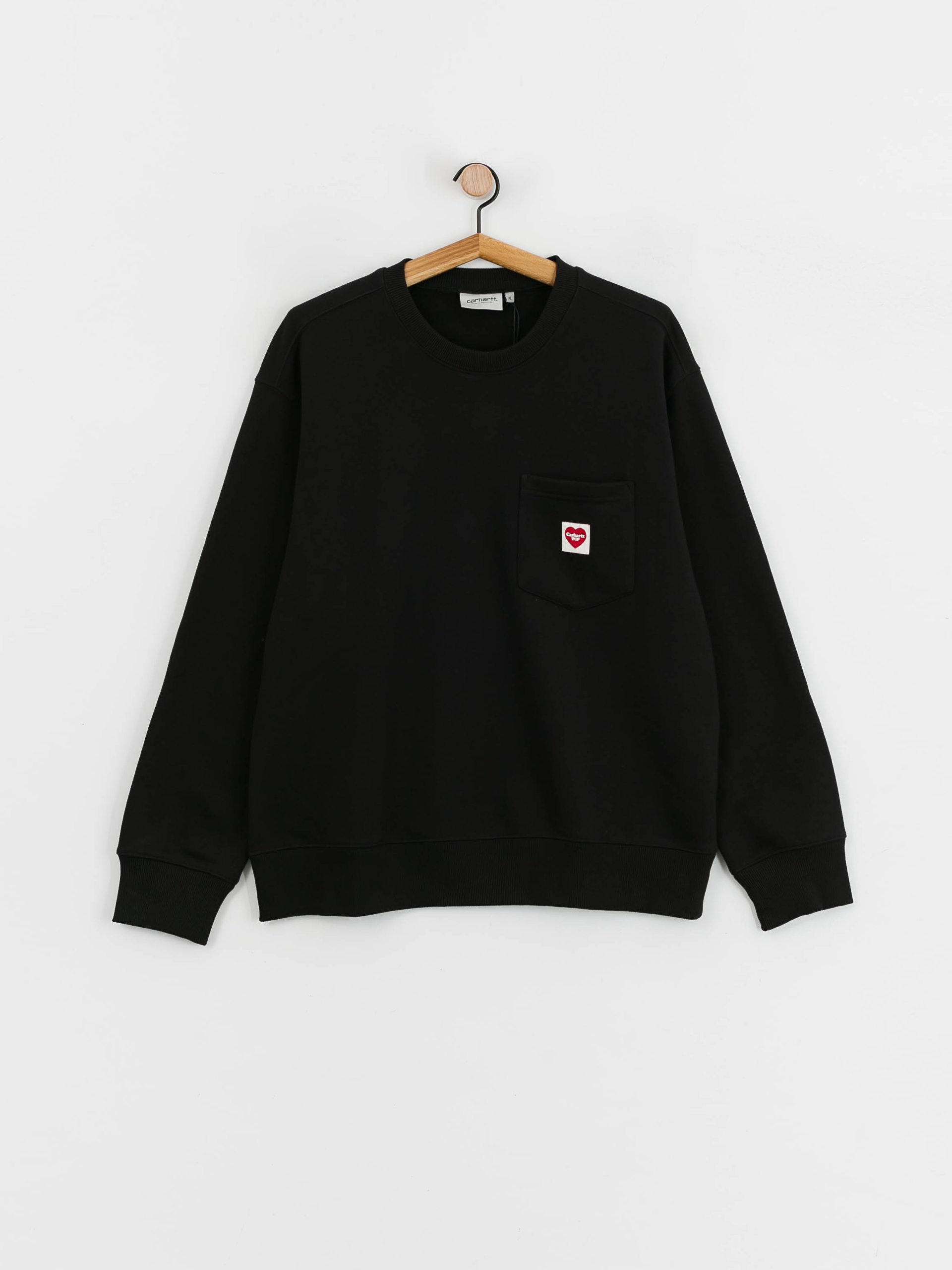 Carhartt WIP Heart Pocket Pulóver (black)