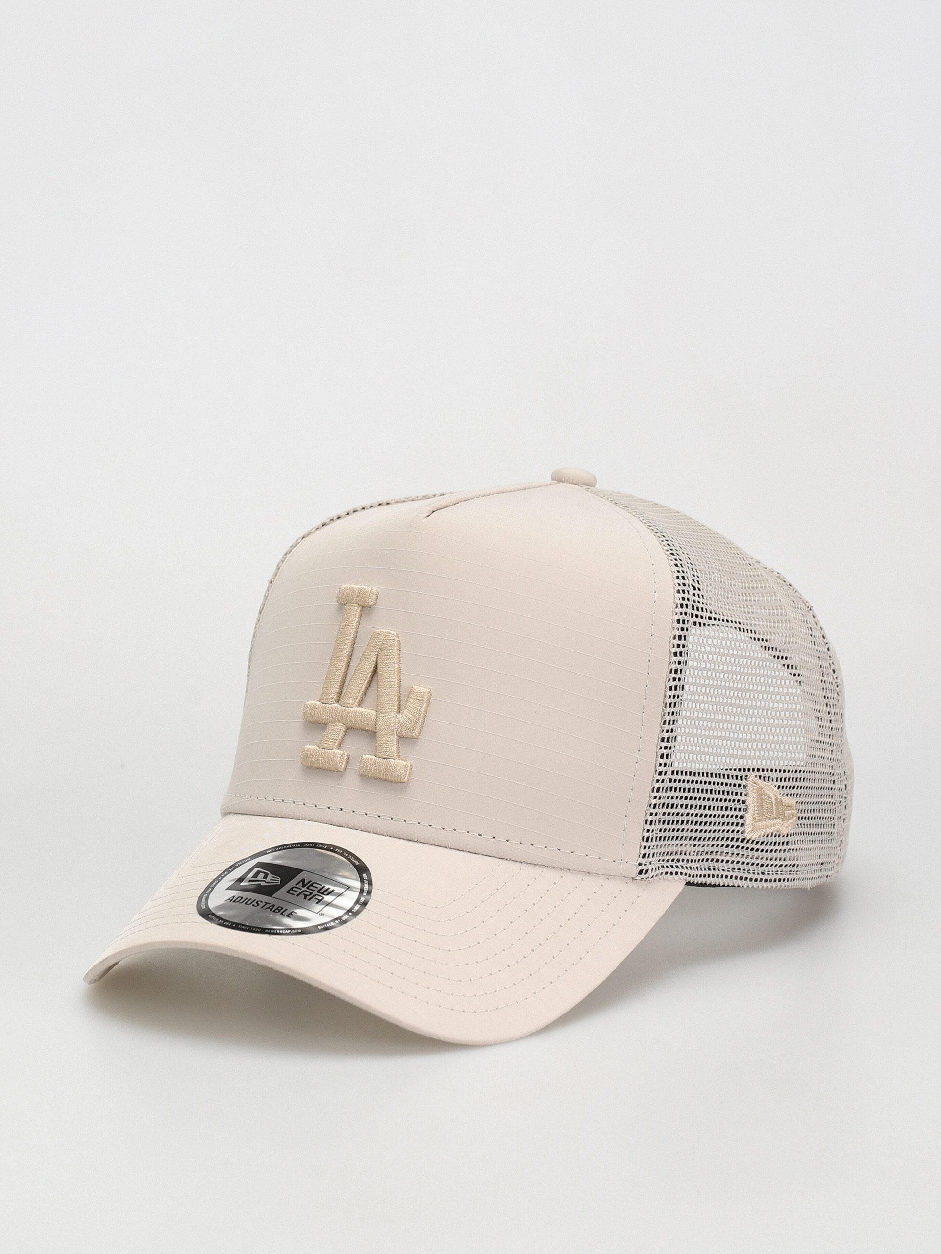 New Era Tech Ripstop Trucker Los Angeles Dodgers Baseball sapka (stone)