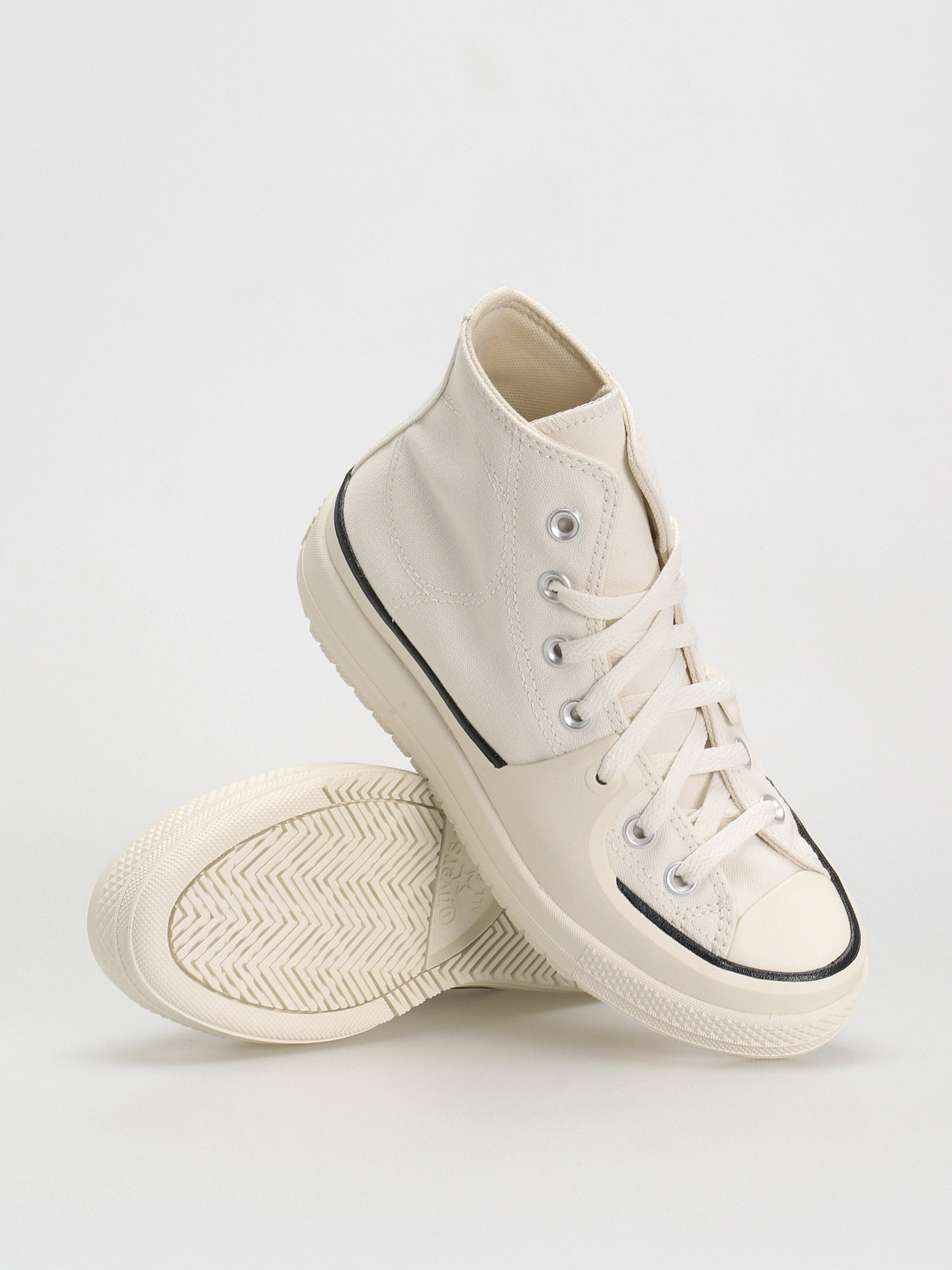 Converse Chuck Taylor All Star Construct Hi Tornacipők Wmn (vintege white/black)