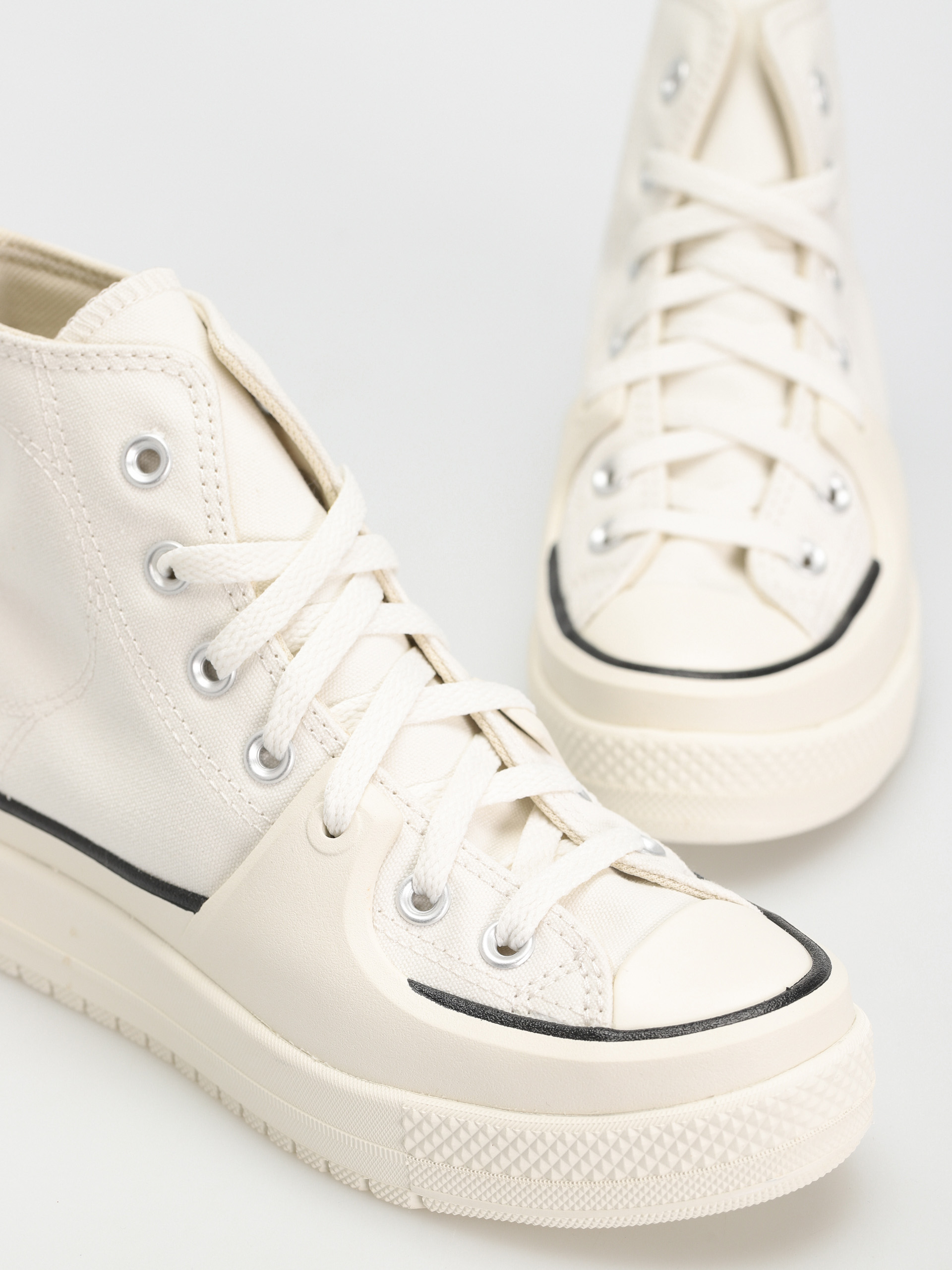 Converse Chuck Taylor All Star Construct Hi Tornacipők Wmn (vintege white/black)