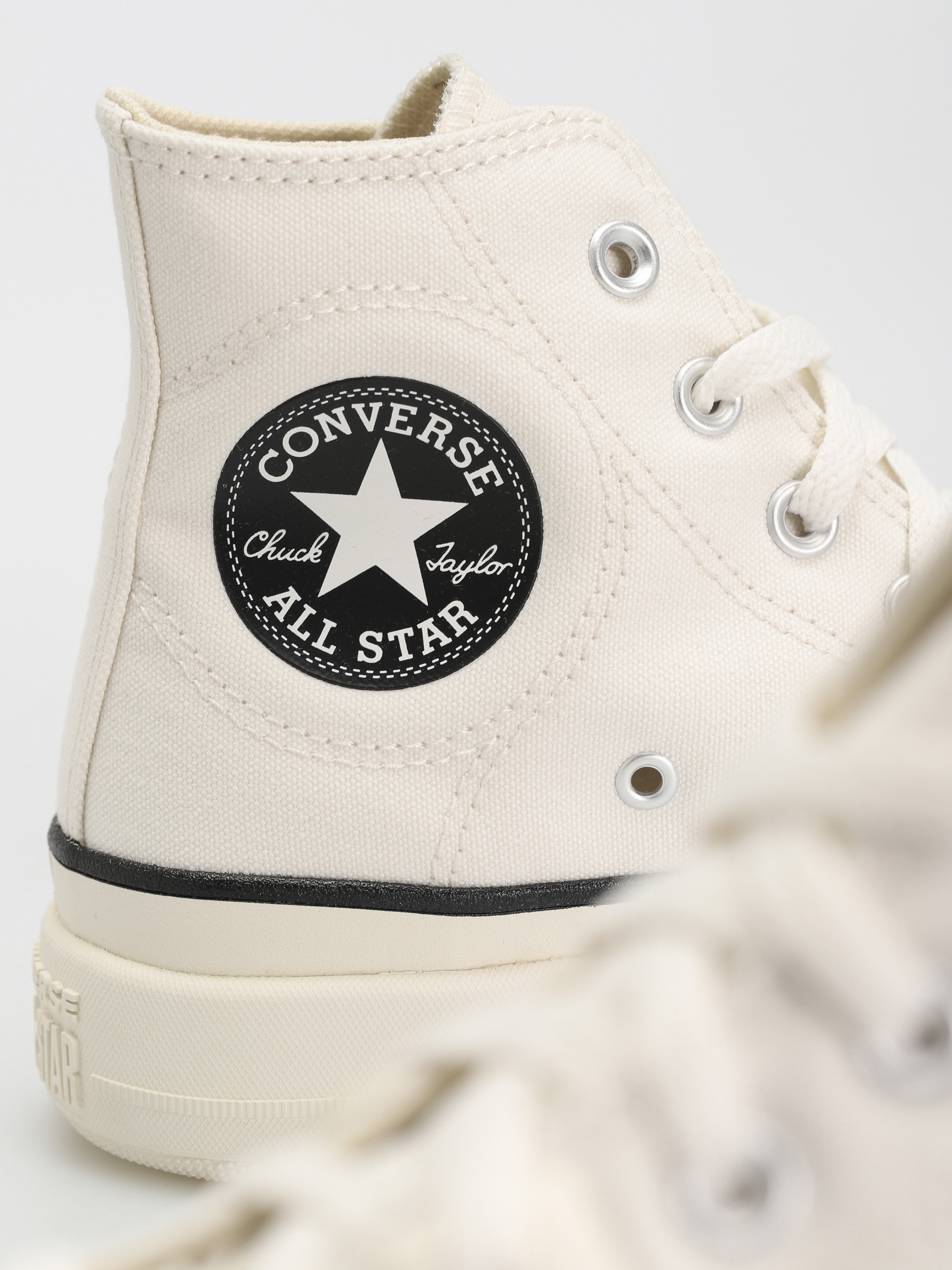 Converse Chuck Taylor All Star Construct Hi Tornacipők Wmn (vintege white/black)