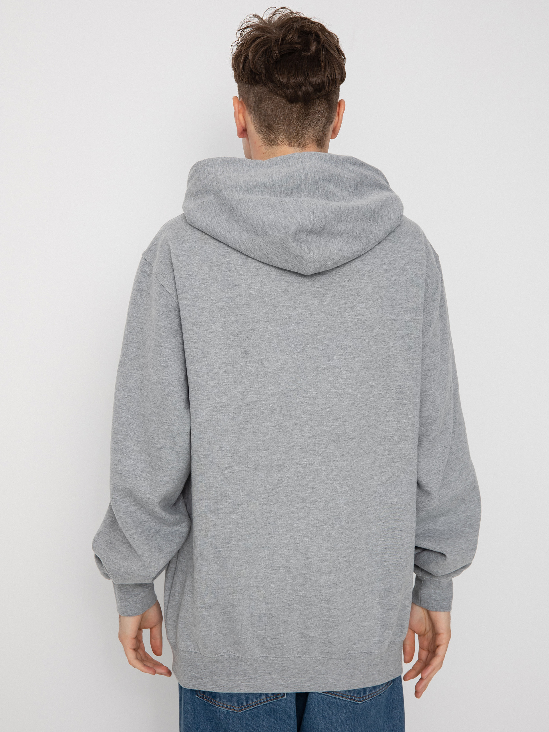 Emerica Shake Junt Skull HD Kapucnis pulóver (grey/heather)