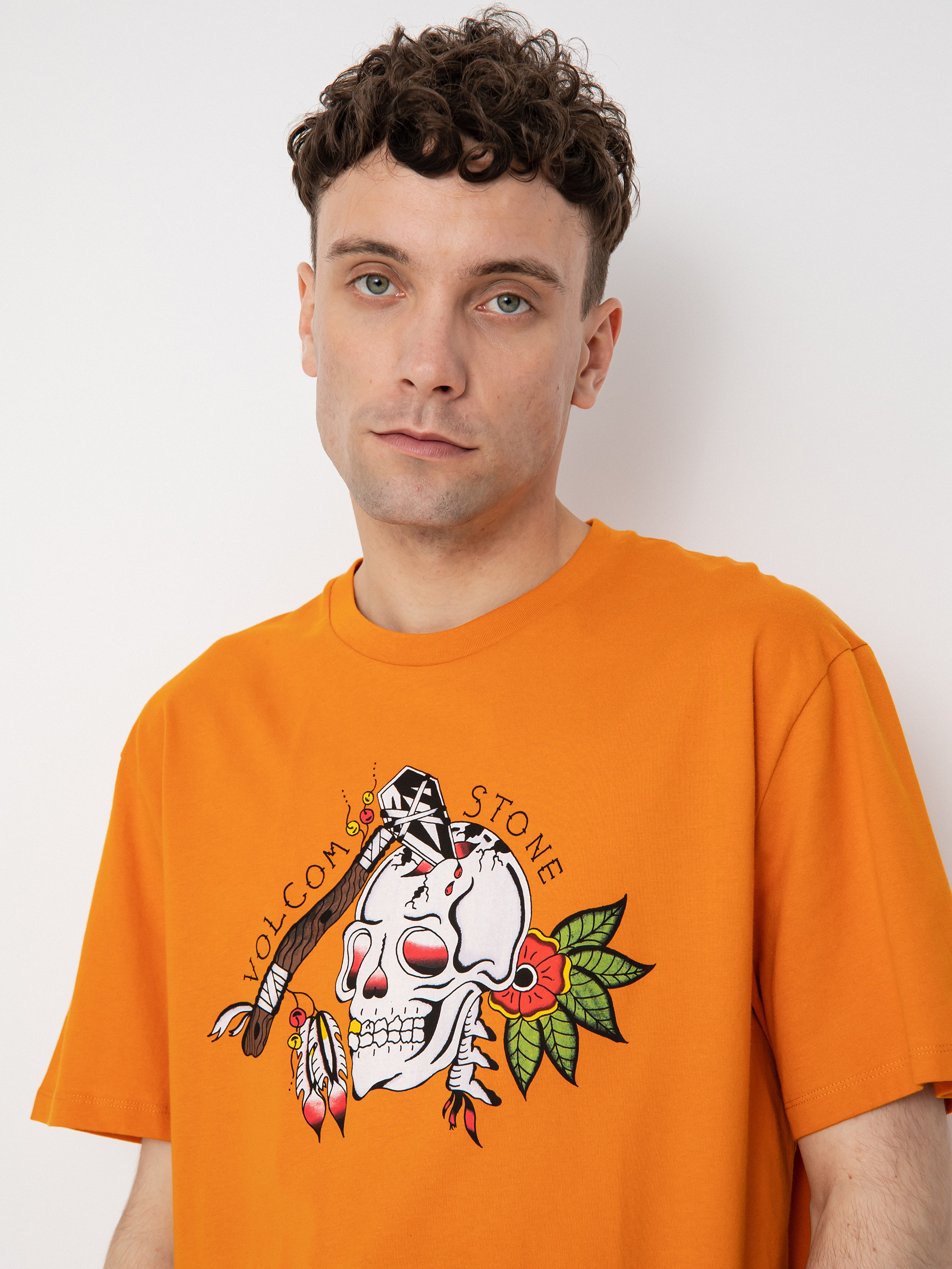 Volcom Lintell Bsc 1 Póló (saffron)