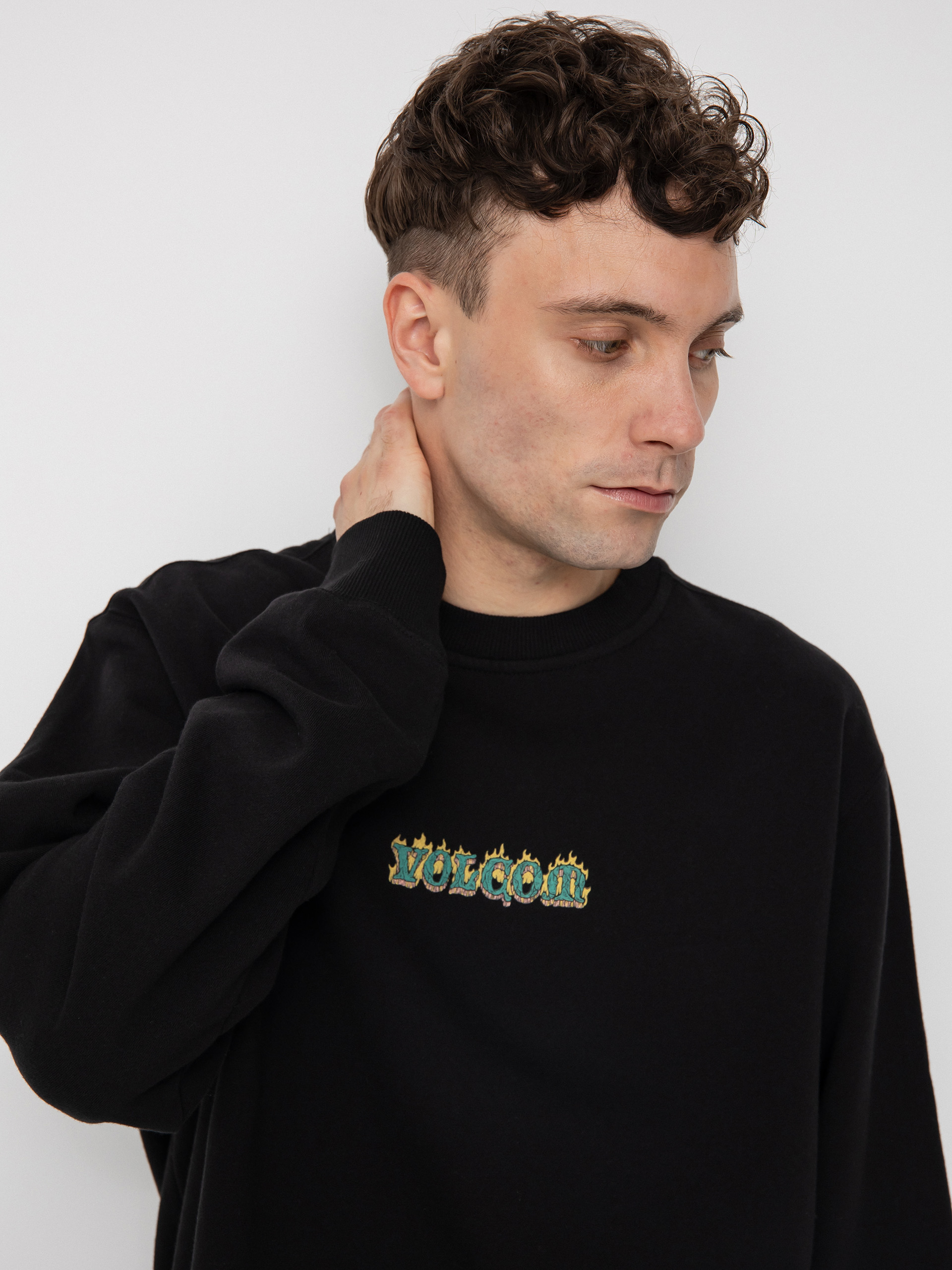 Volcom Alstone Pulóver (black)