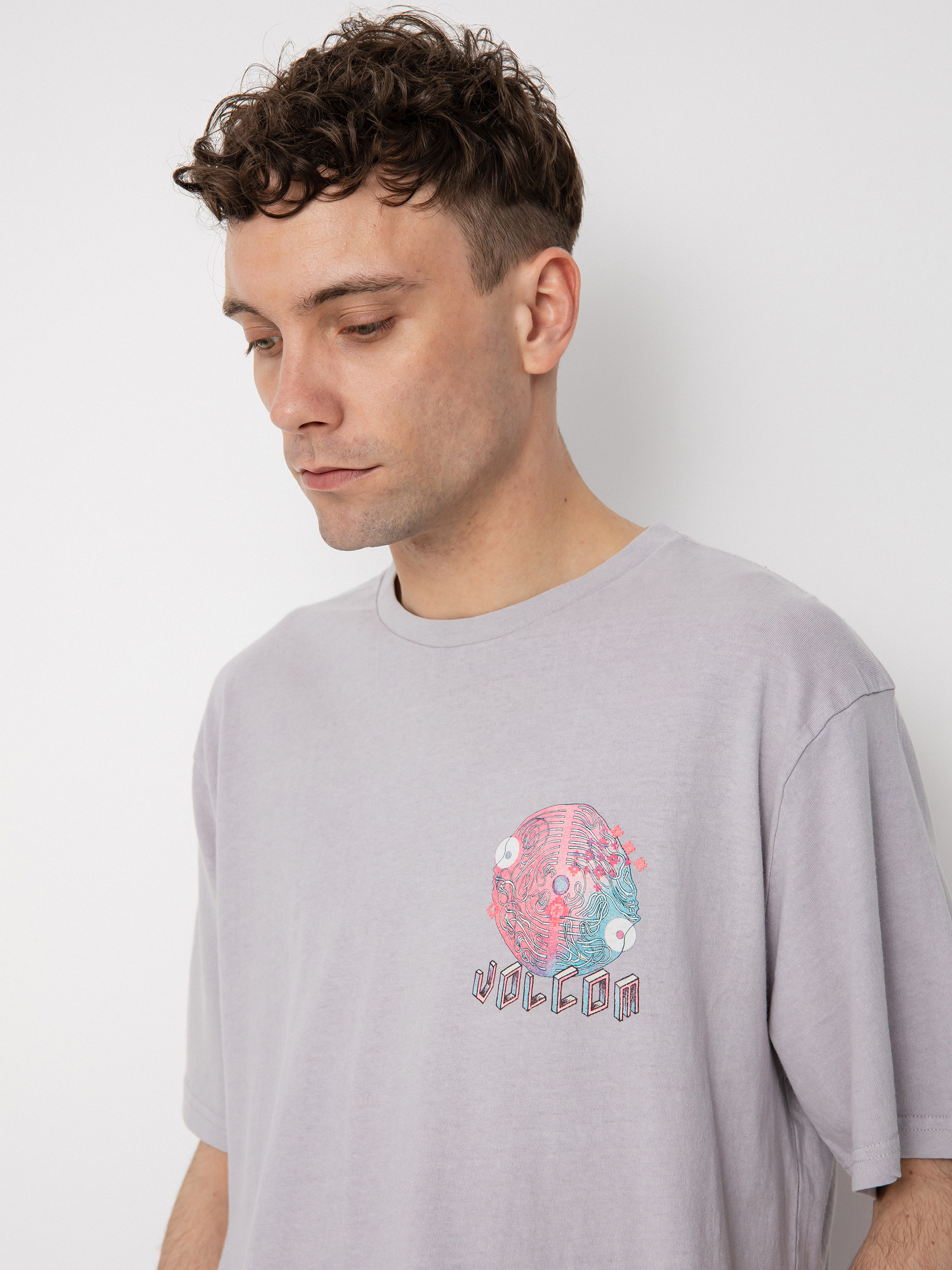 Volcom Fa Ed Merlin Murray Lse 2 Póló (light orchid)