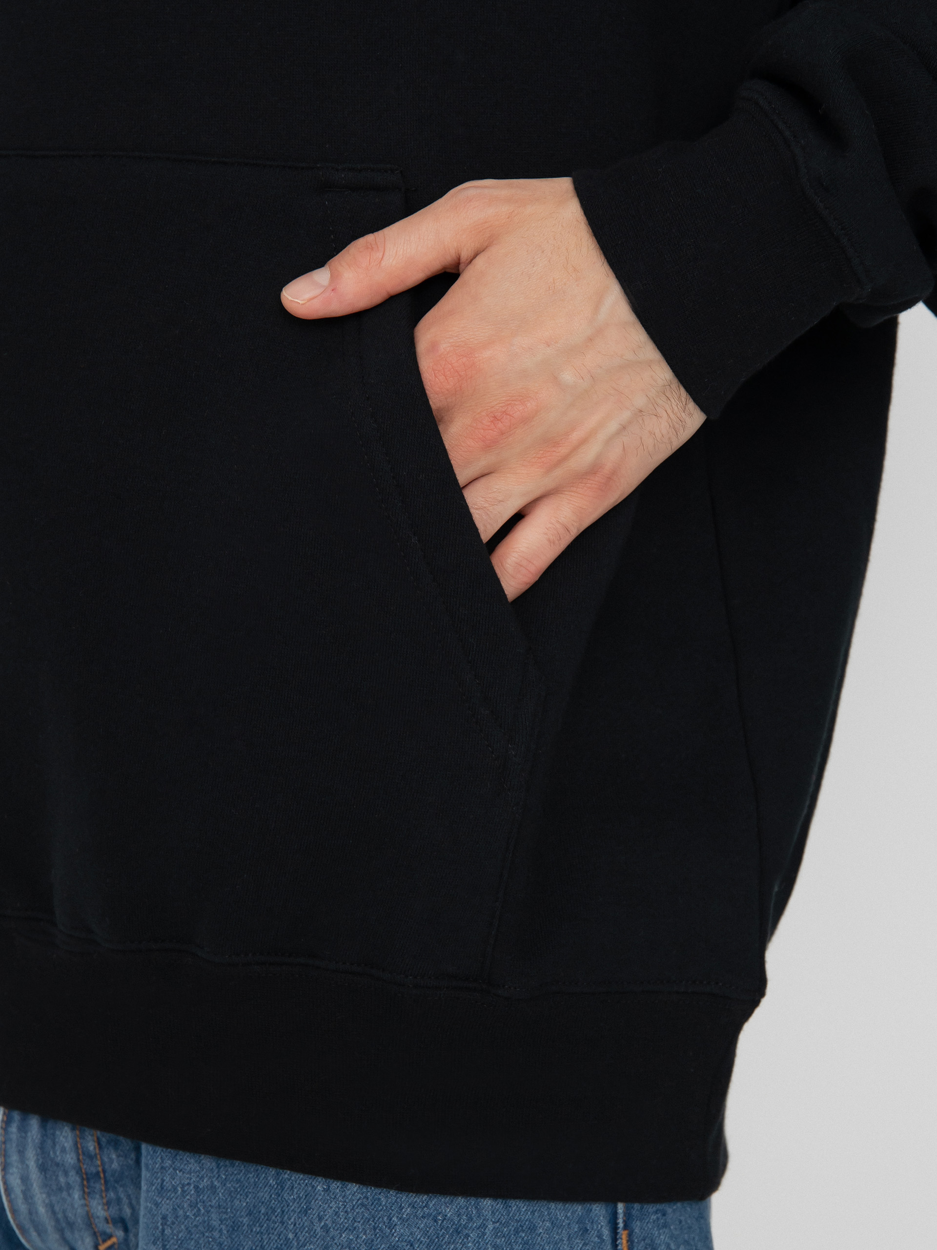 eS Script HD Kapucnis pulóver (black/white)