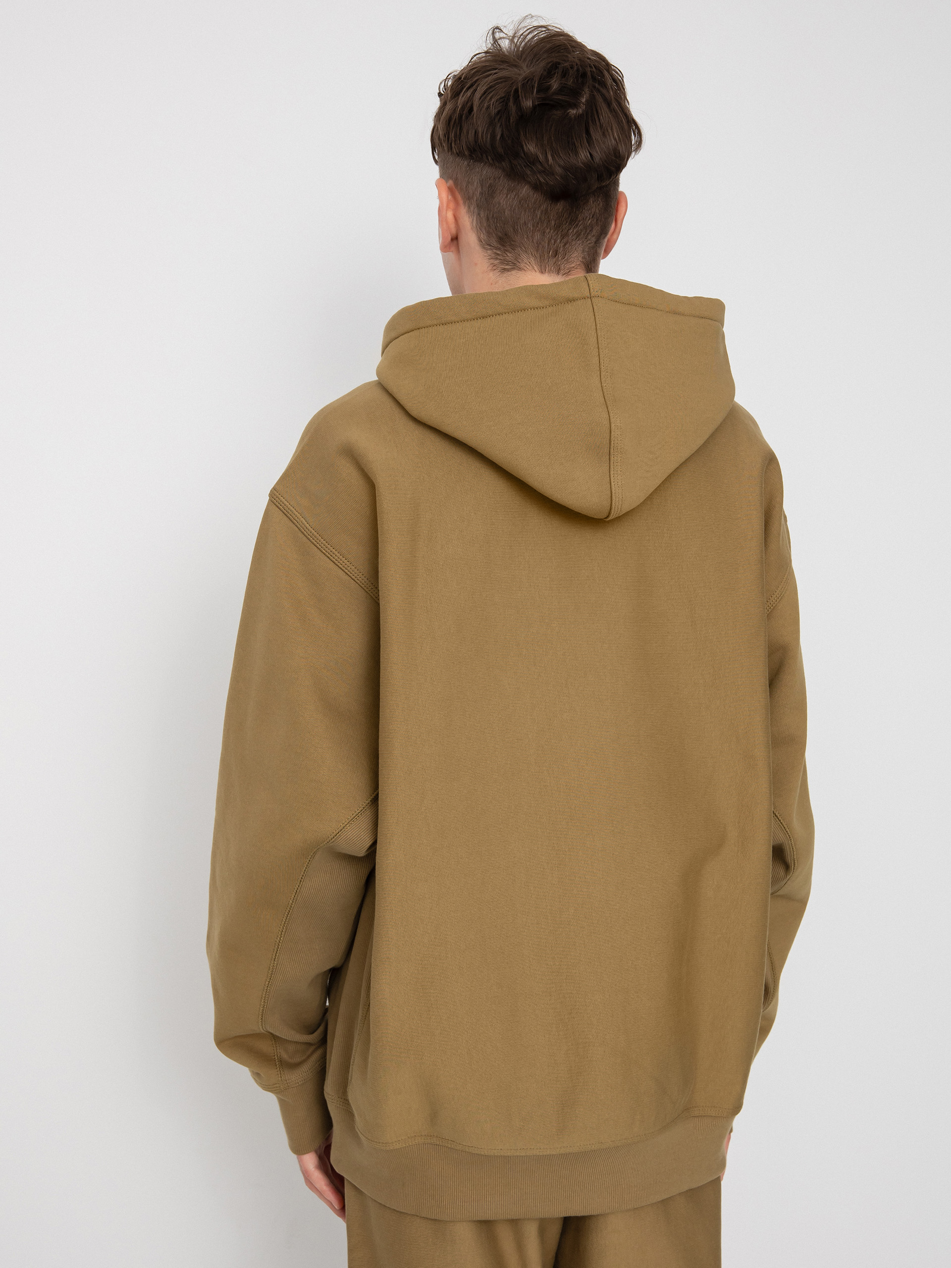 Carhartt WIP American Script HD Kapucnis pulóver (larch)