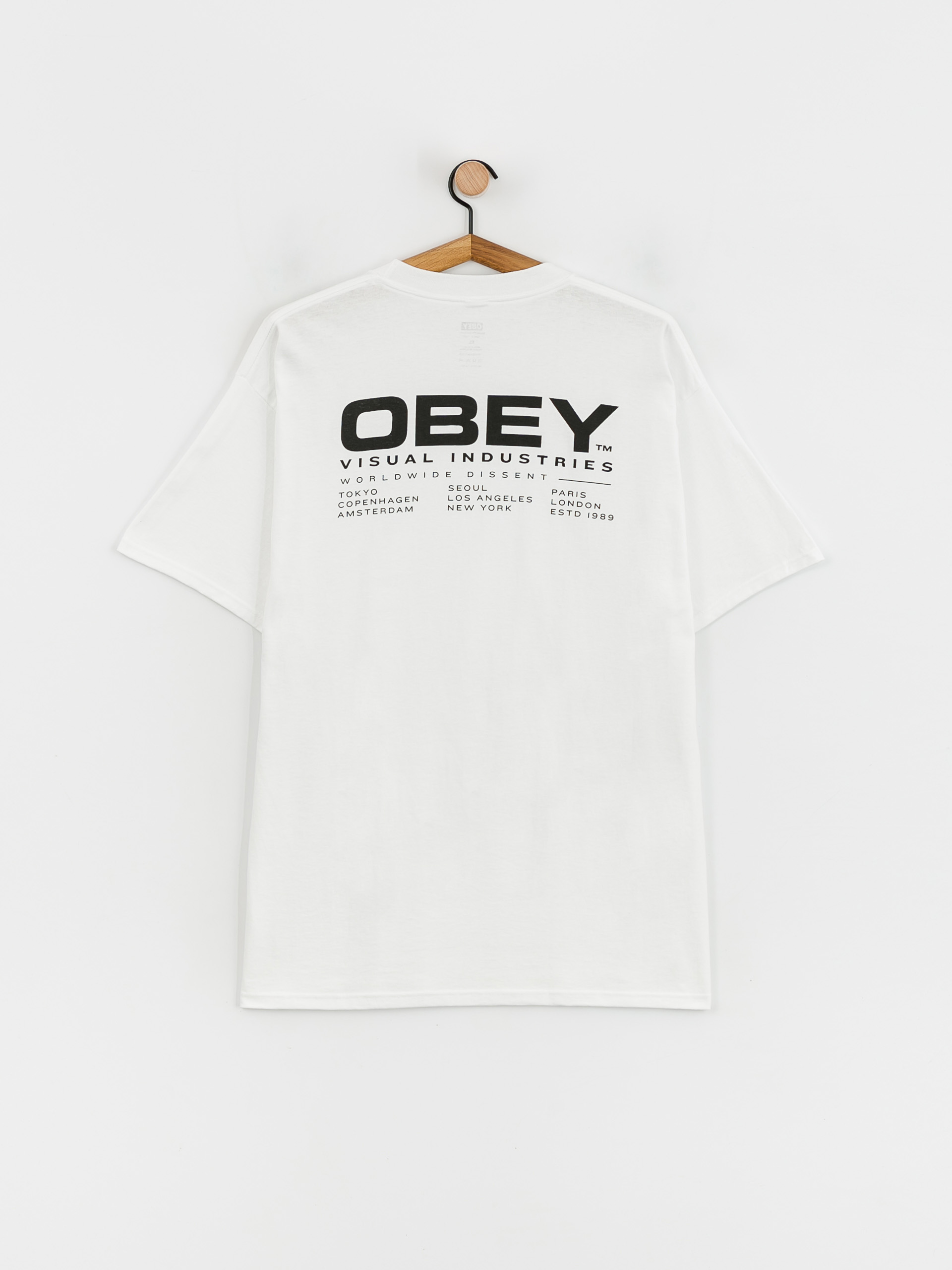 OBEY Worldwide Dissent póló (white)