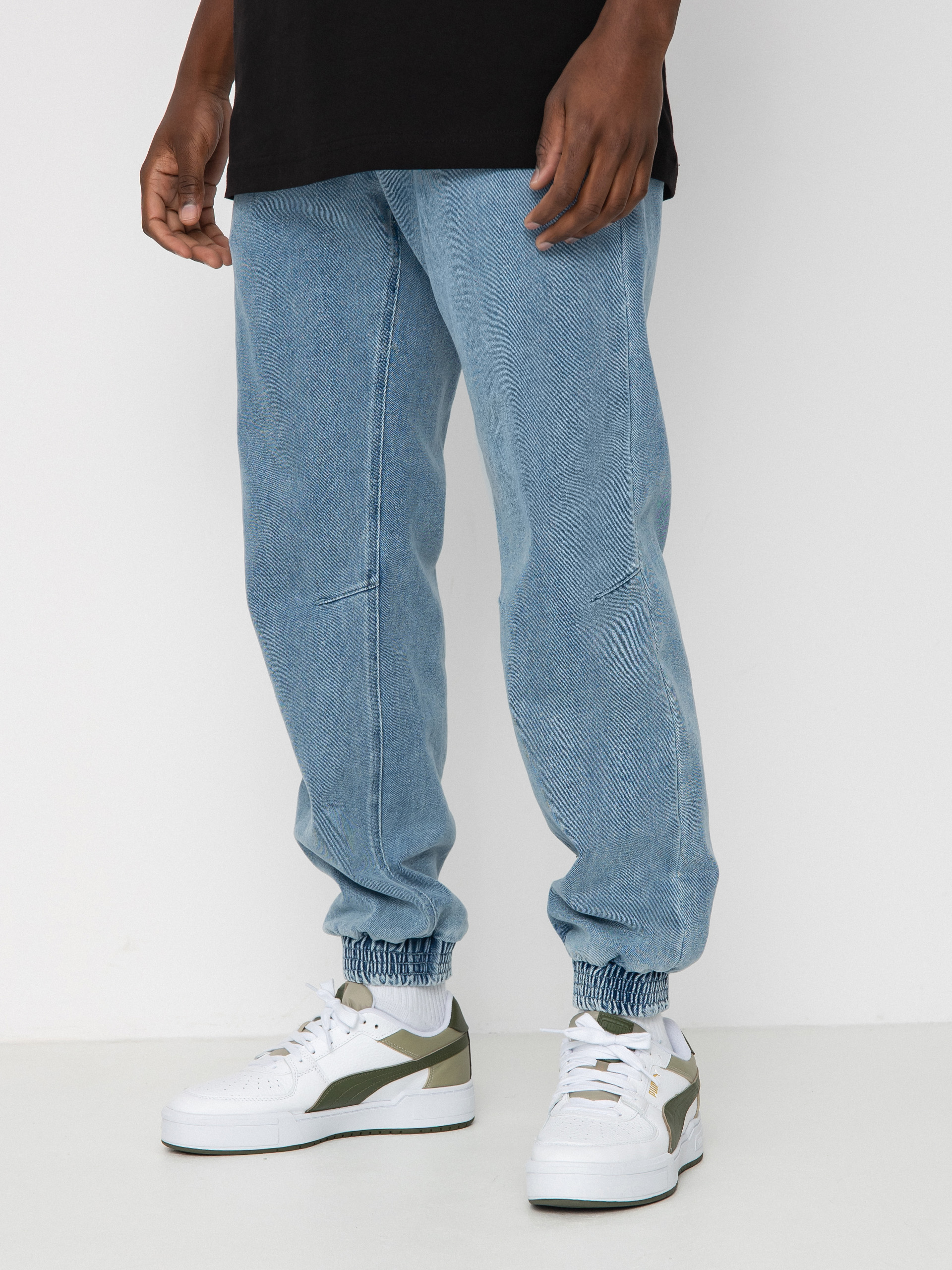 Prosto Denim Jogger Pazy Kisnadrág (light blue)