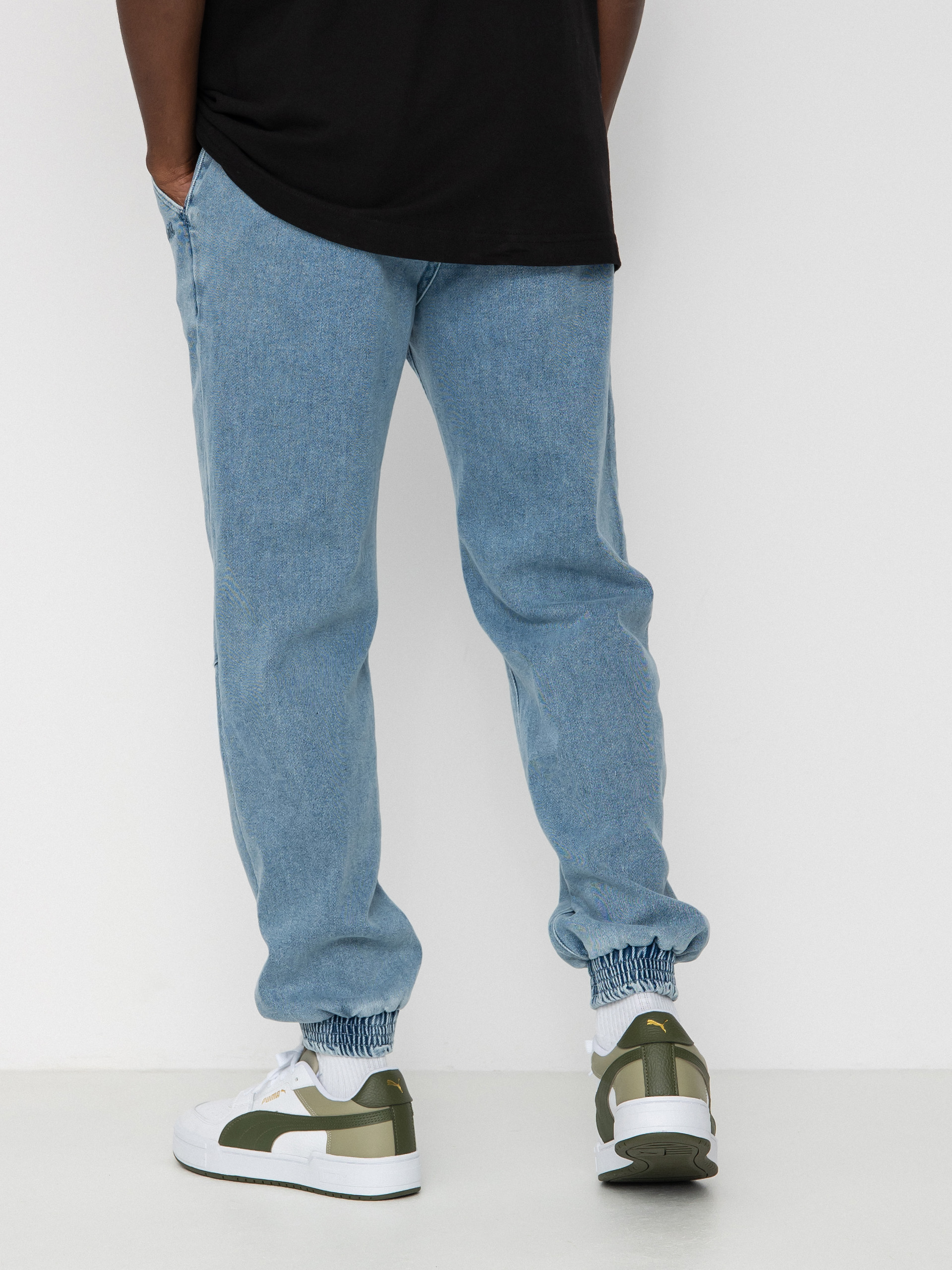 Prosto Denim Jogger Pazy Kisnadrág (light blue)