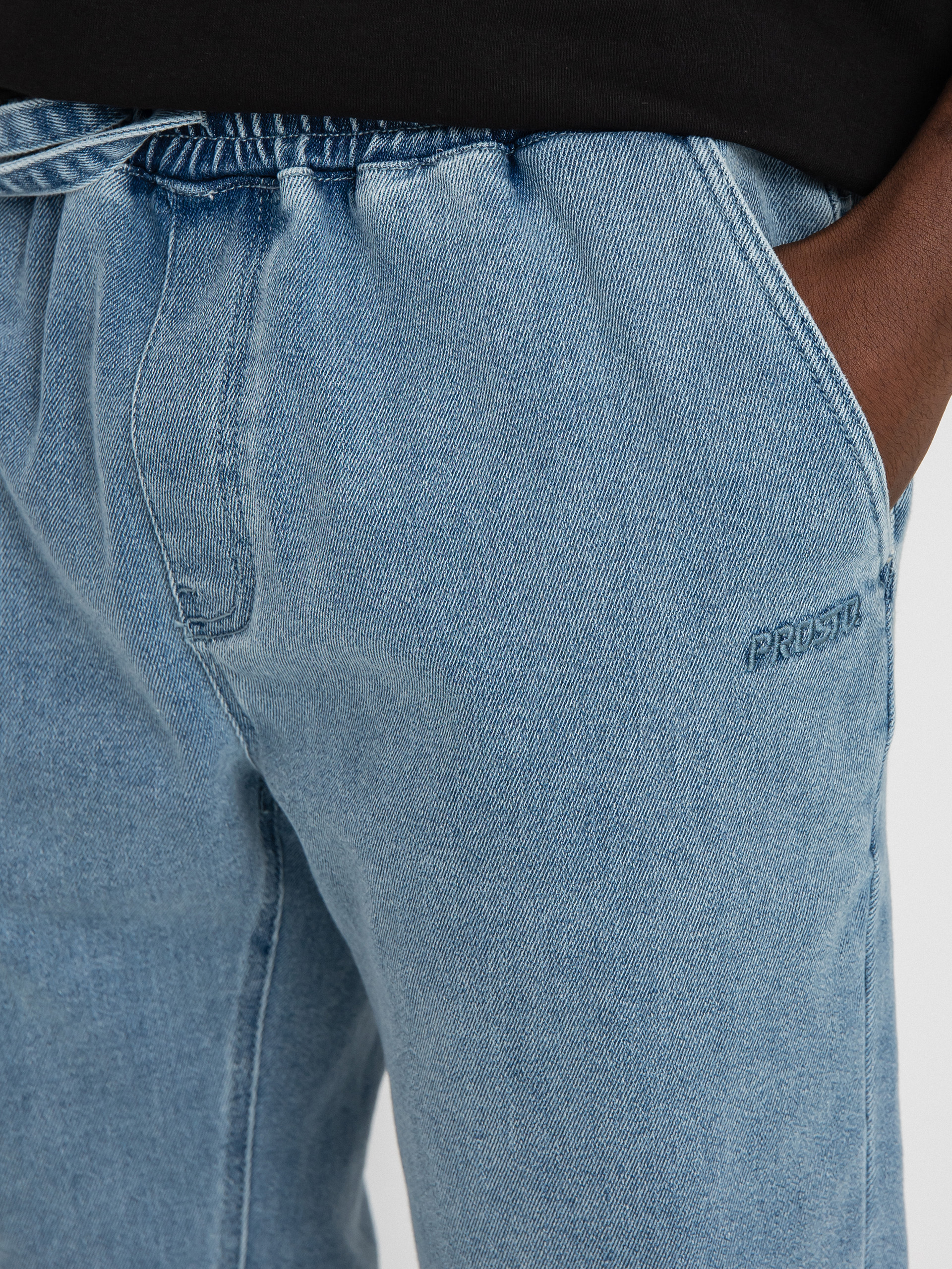 Prosto Denim Jogger Pazy Kisnadrág (light blue)