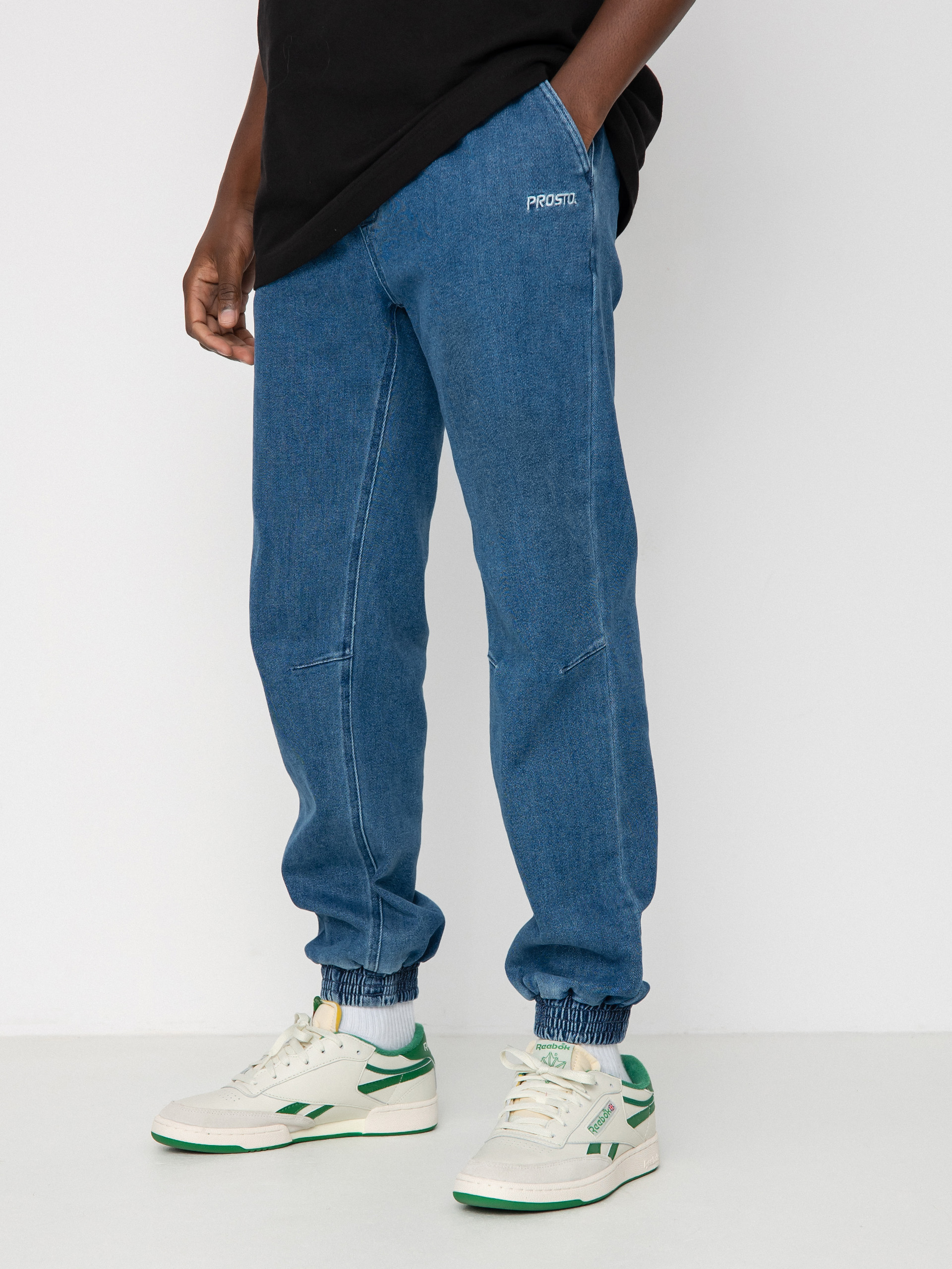 Prosto Denim Jogger Pazy Kisnadrág (blue)