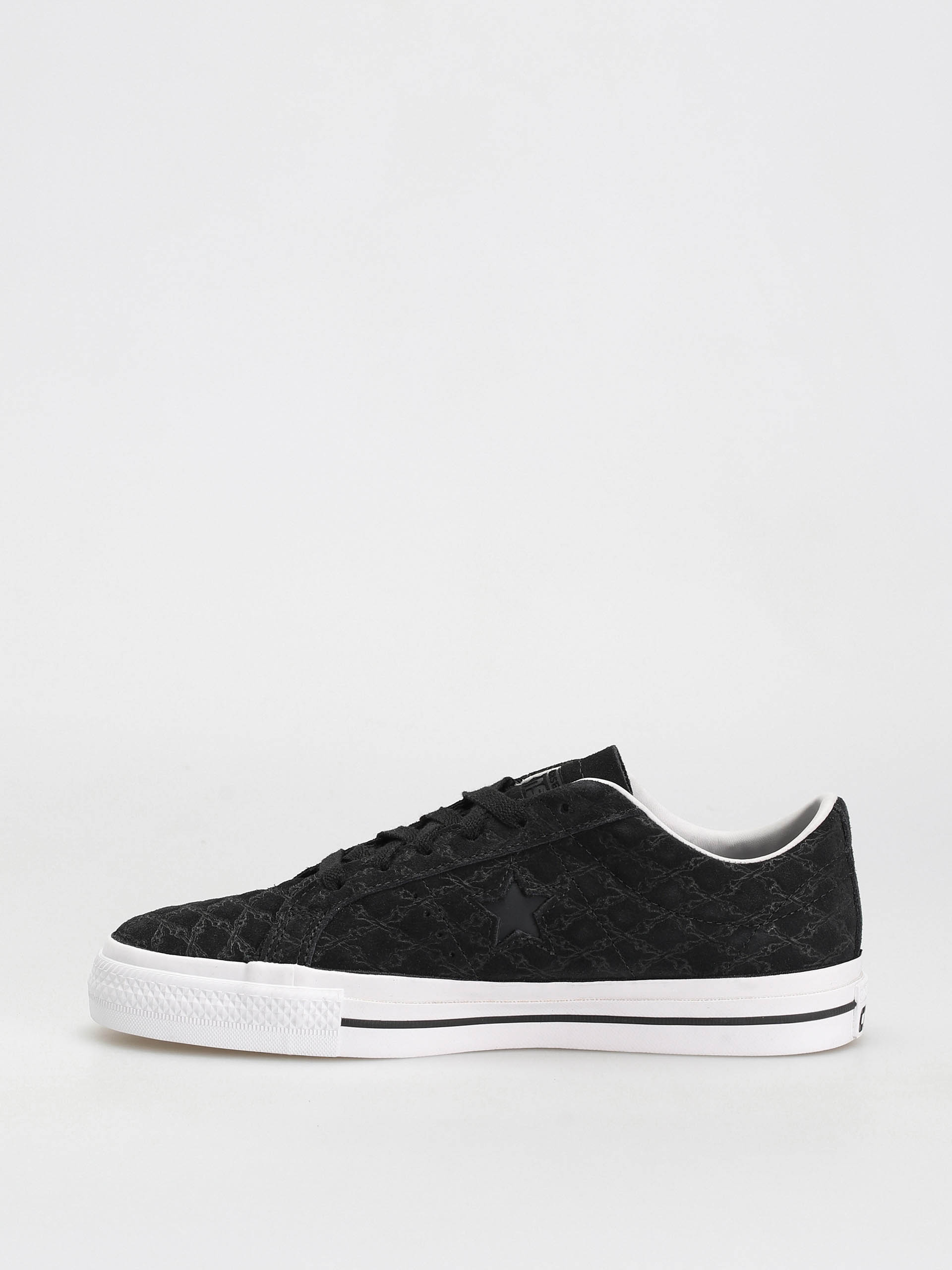 Converse One Star Pro Ox Cipők (black/black/white)