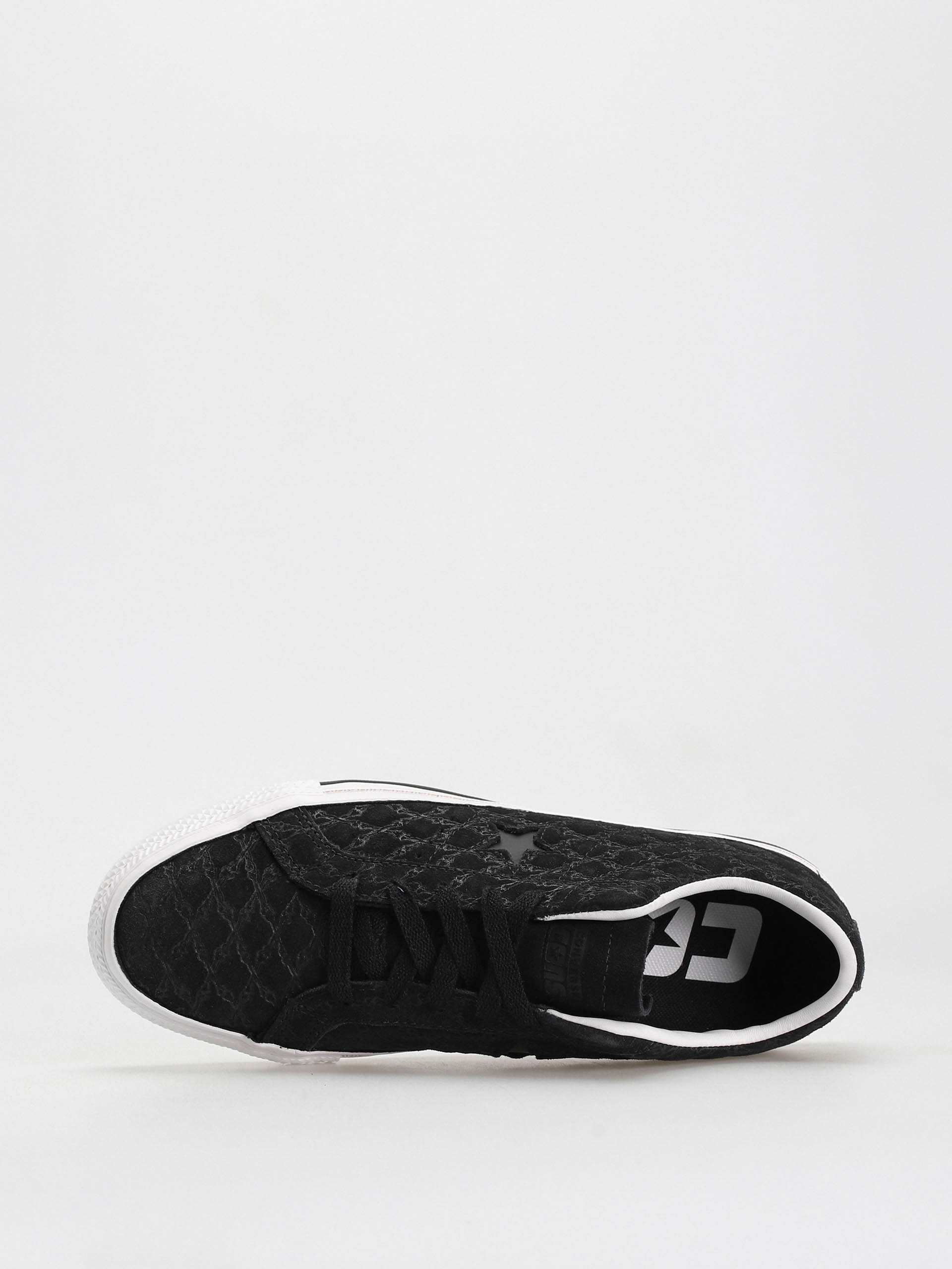 Converse One Star Pro Ox Cipők (black/black/white)