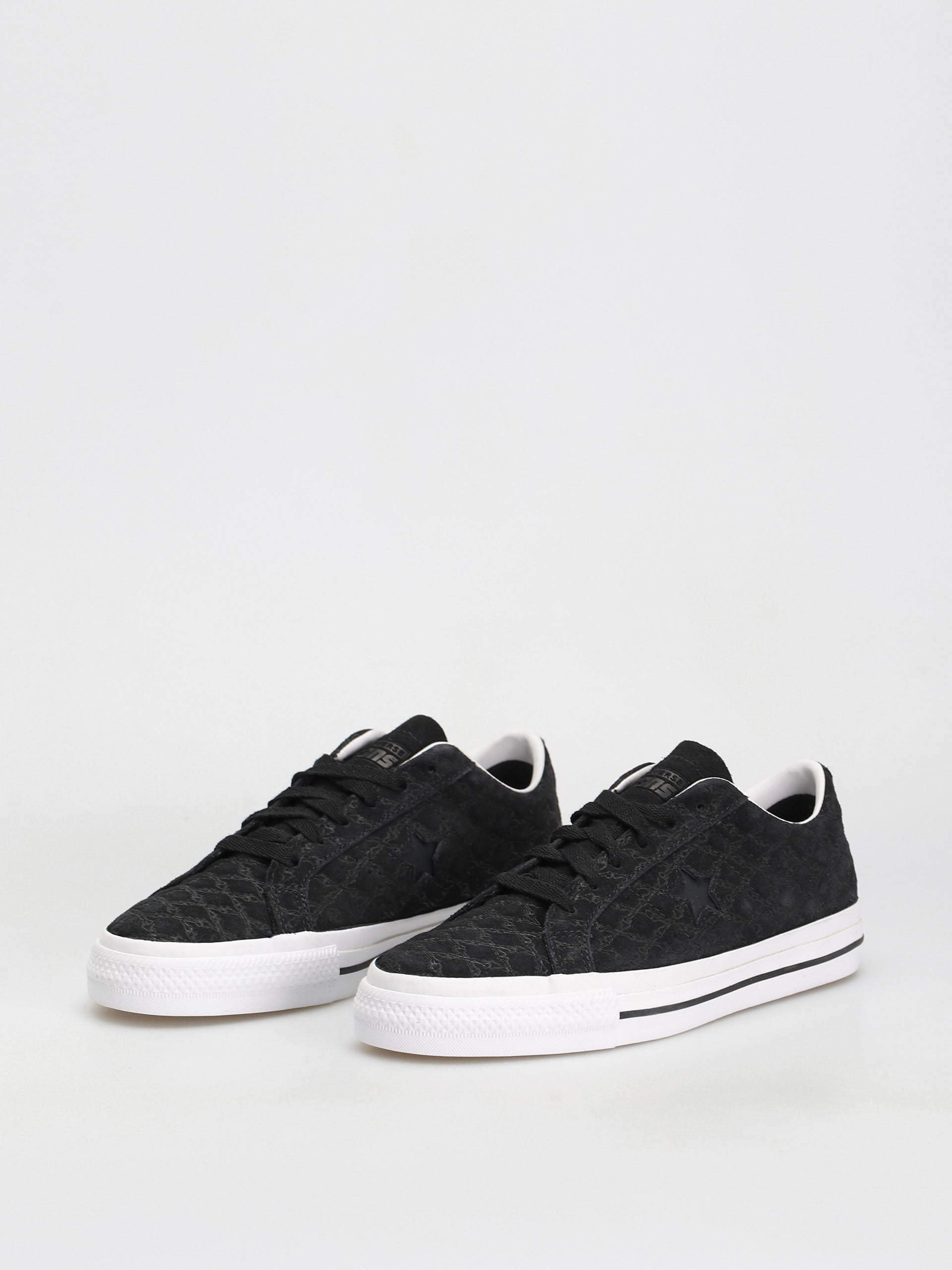 Converse One Star Pro Ox Cipők (black/black/white)
