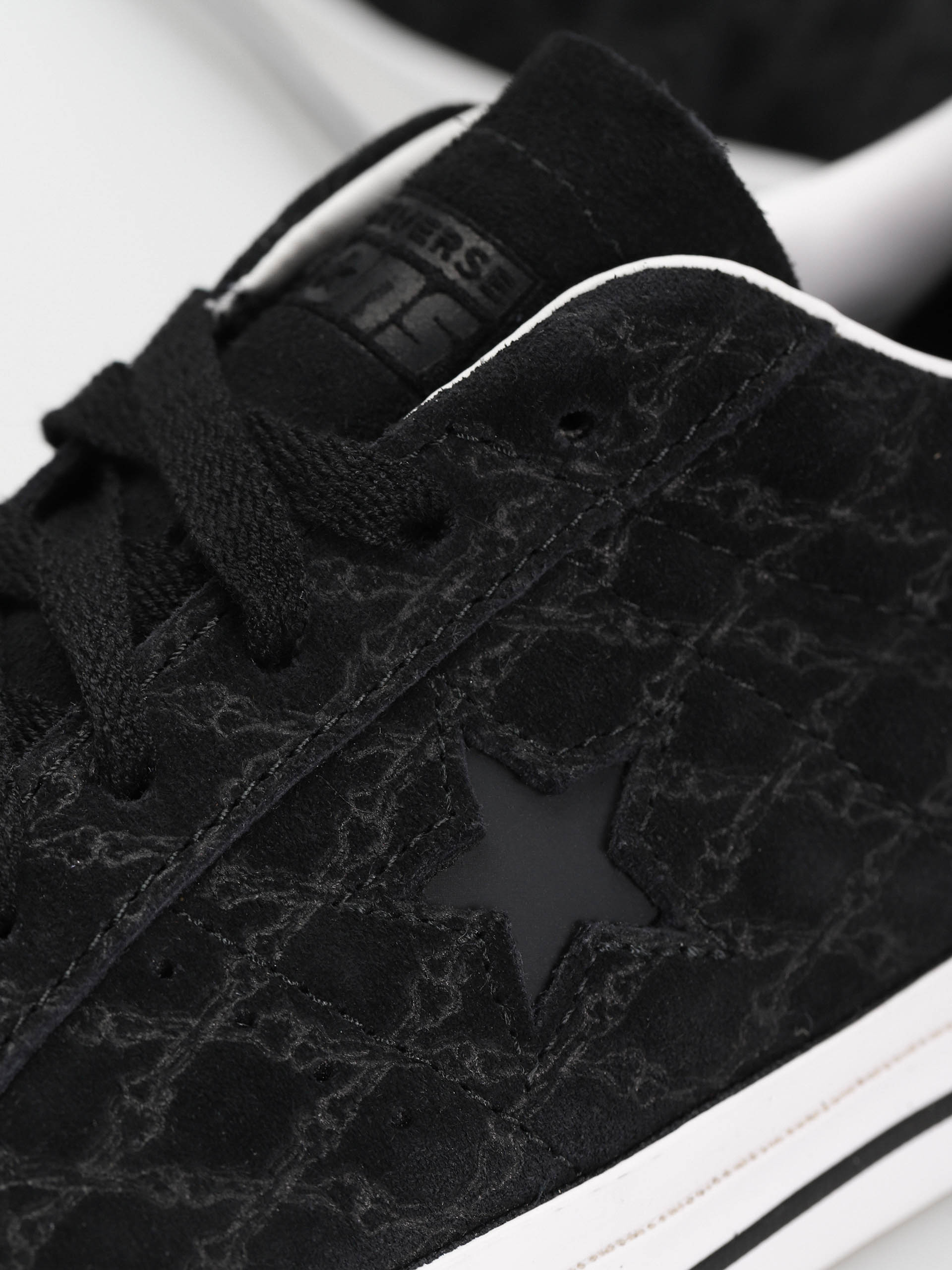 Converse One Star Pro Ox Cipők (black/black/white)