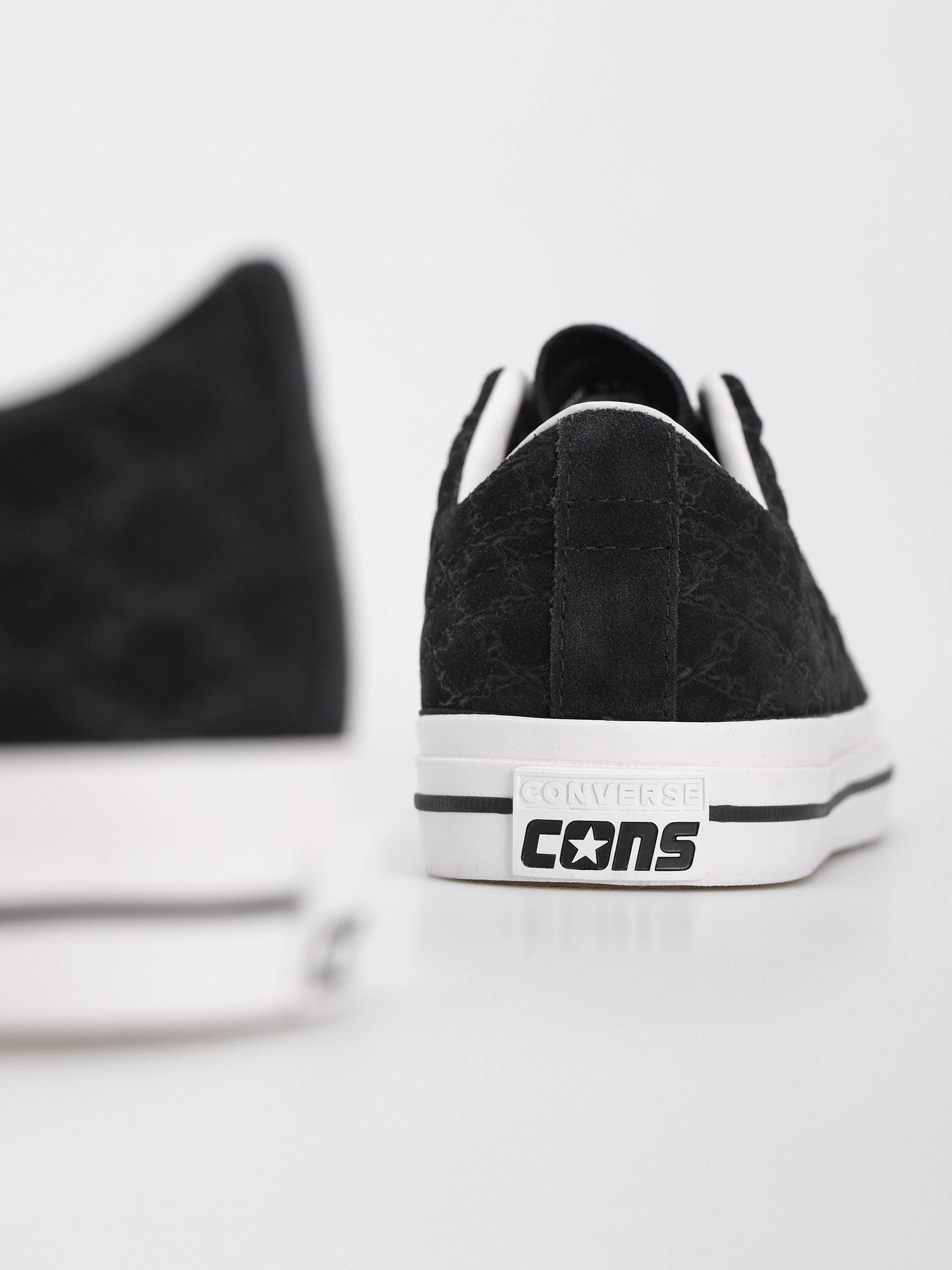 Converse One Star Pro Ox Cipők (black/black/white)