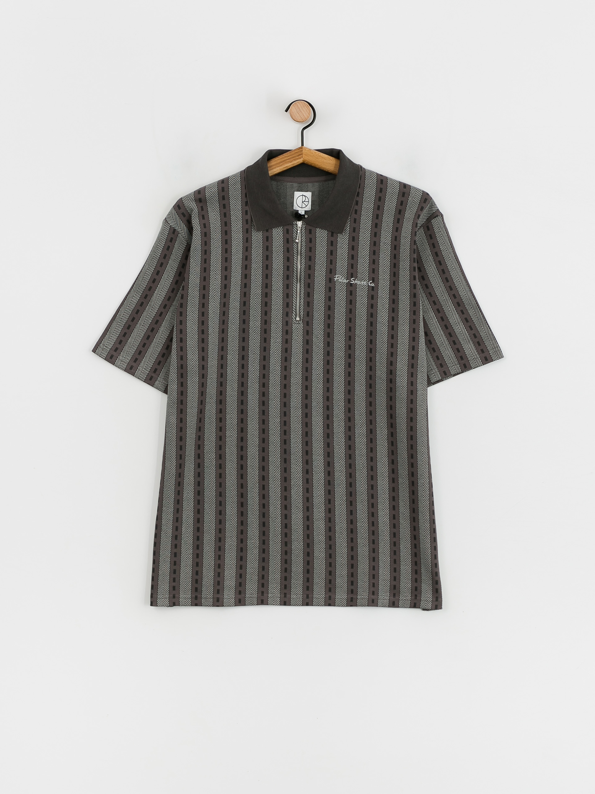 Polar Skate Road Zip Pólóing (graphite)