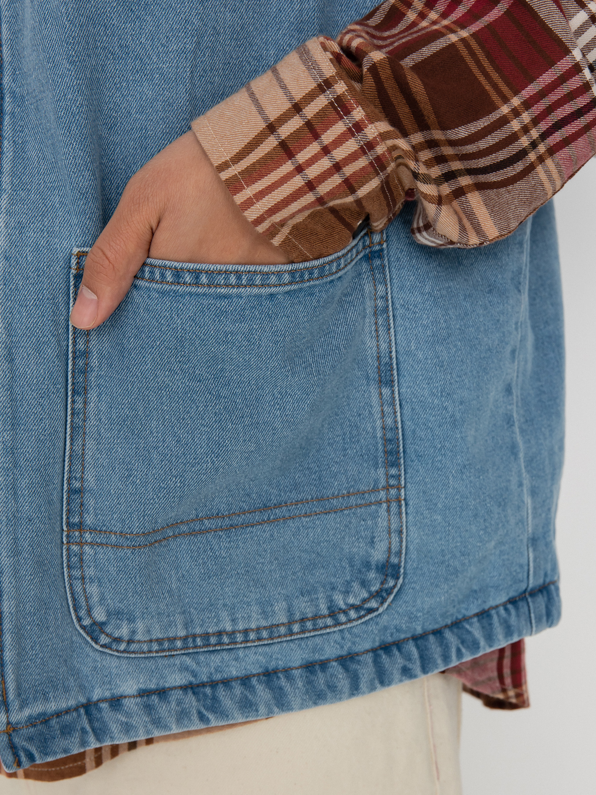 Dickies Denim SMR Mellény (light wash)