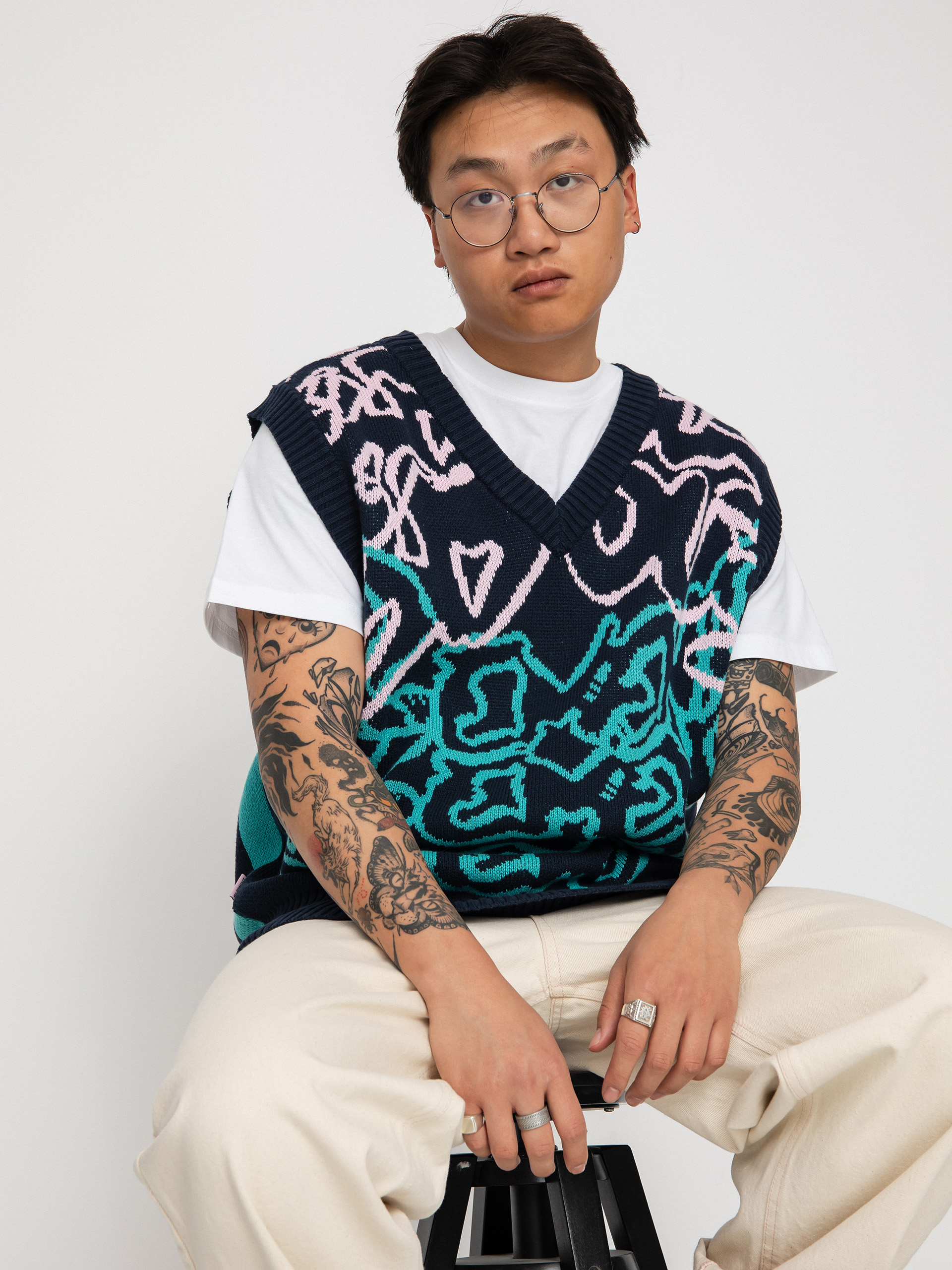 Element Bxe Souvenir Gilet Pulóver (eclipse navy)