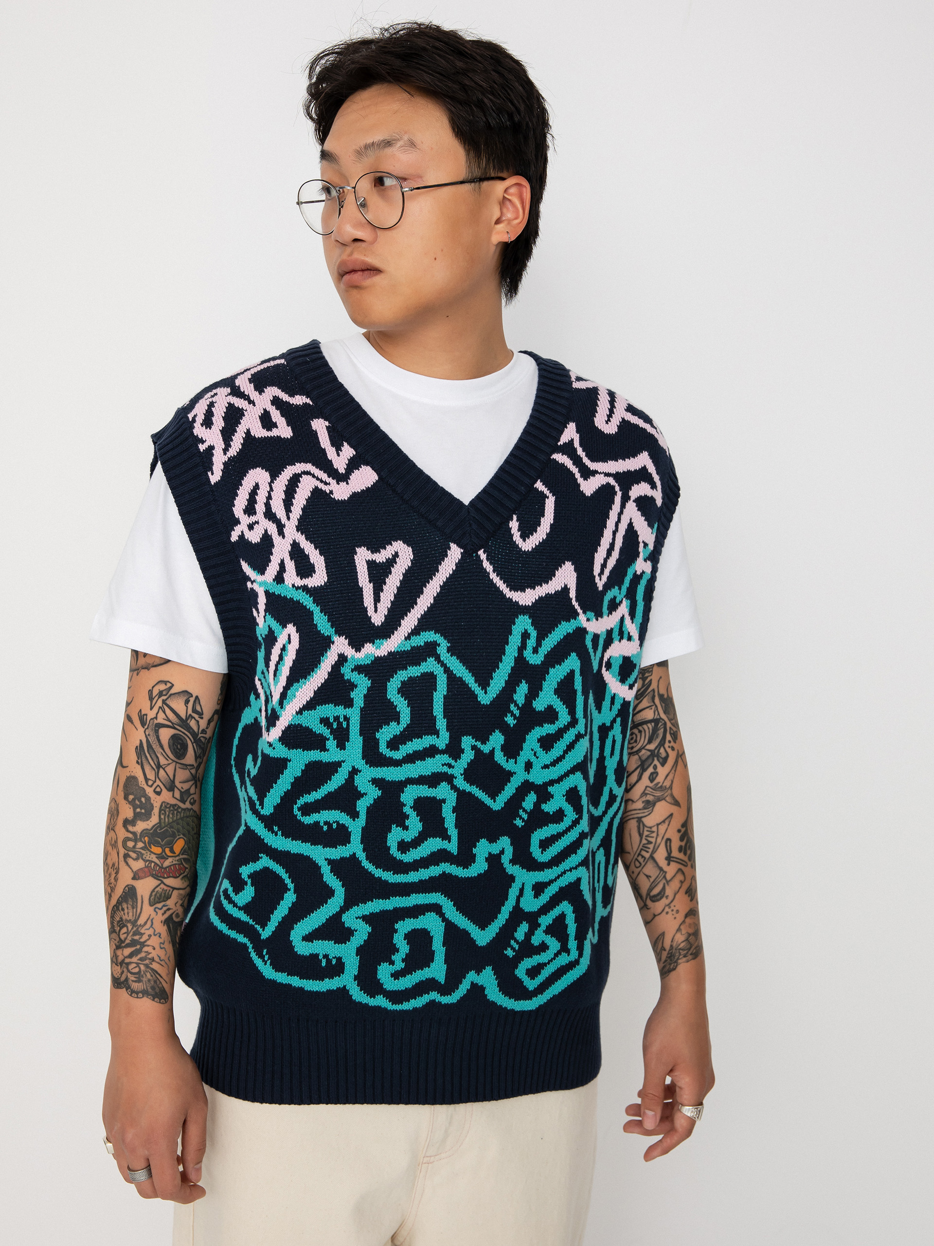 Element Bxe Souvenir Gilet Pulóver (eclipse navy)