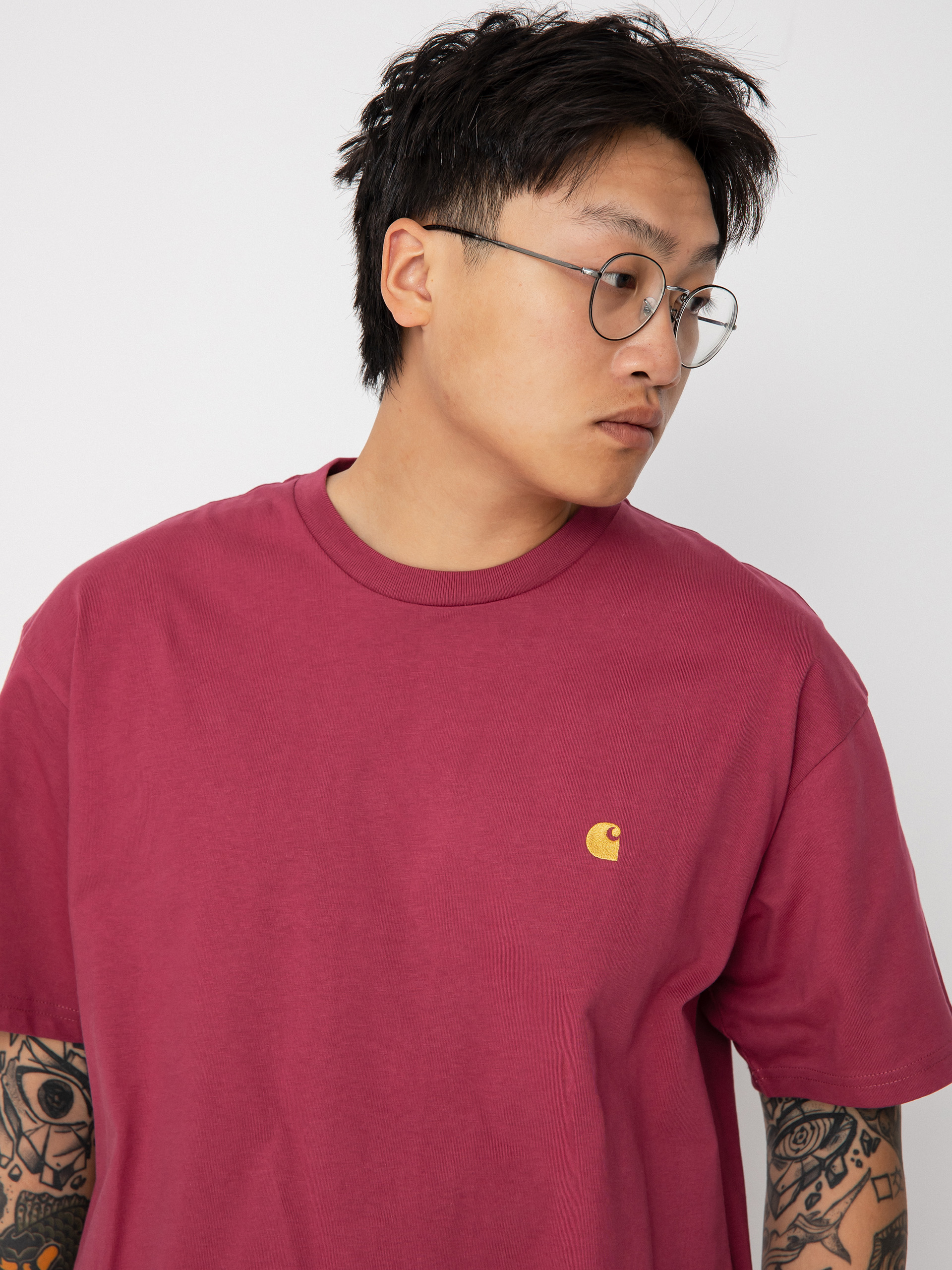 Carhartt WIP Chase póló (punch/gold)