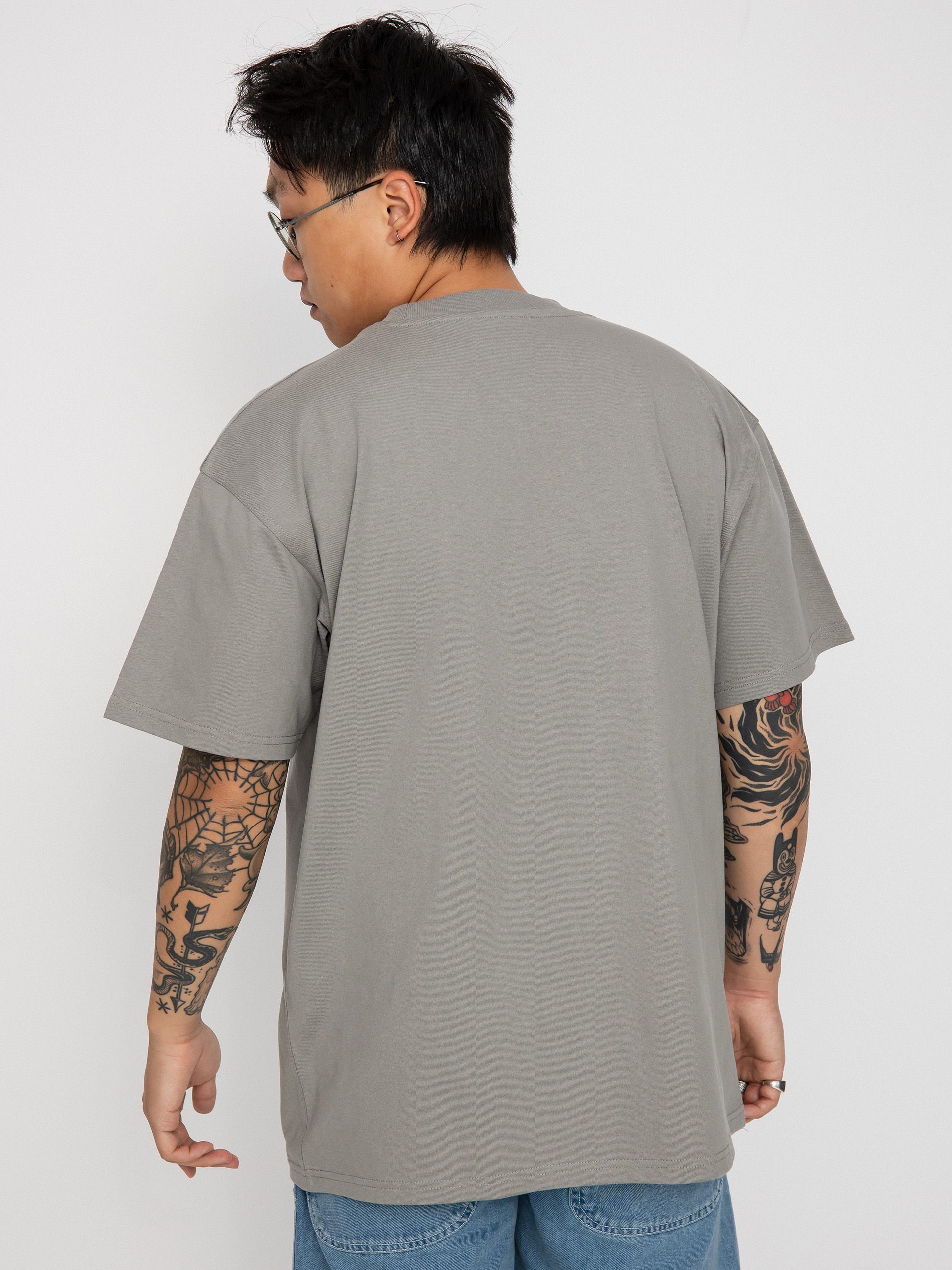 Carhartt WIP American Script póló (marengo)