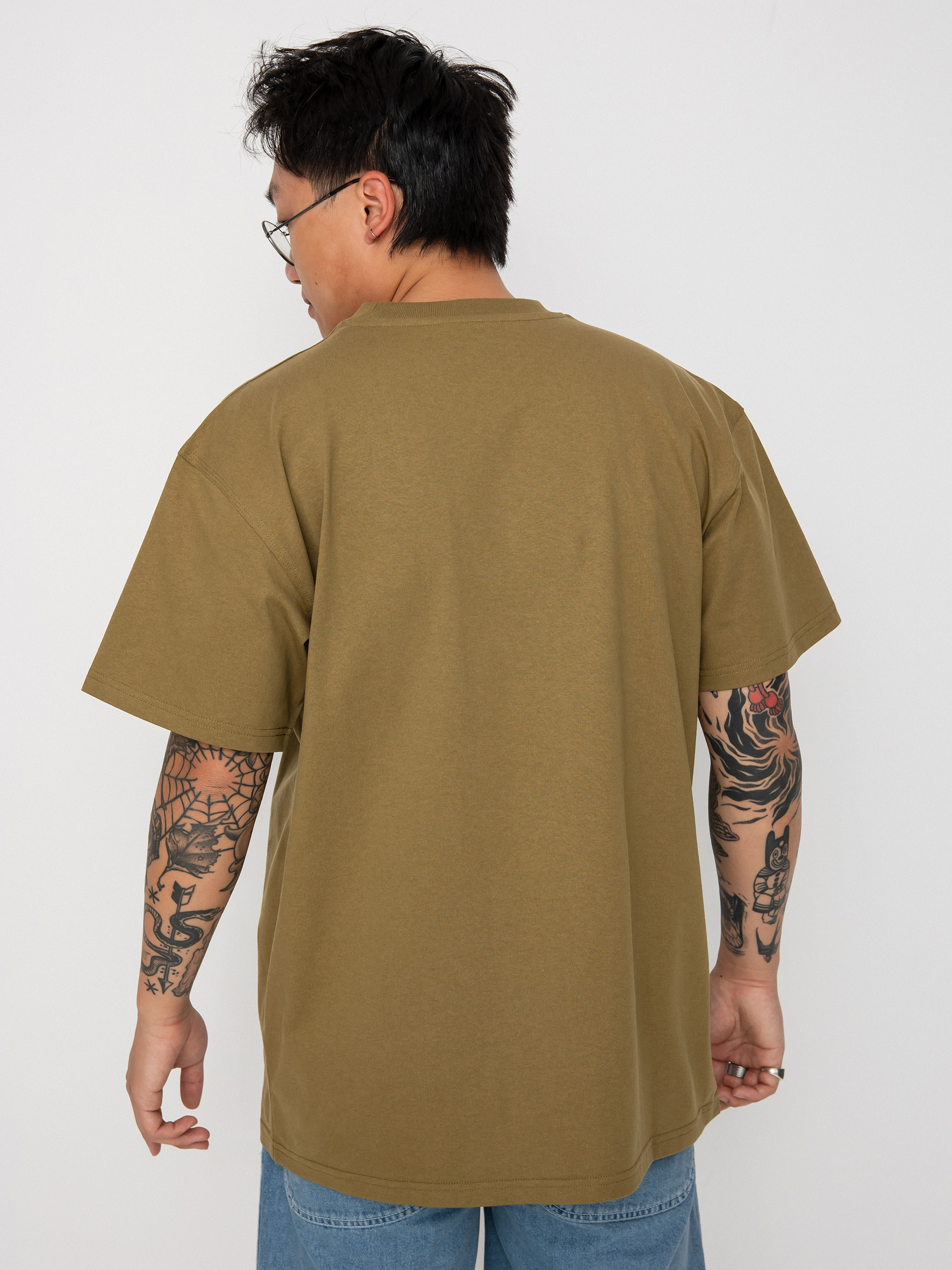 Carhartt WIP American Script póló (larch)