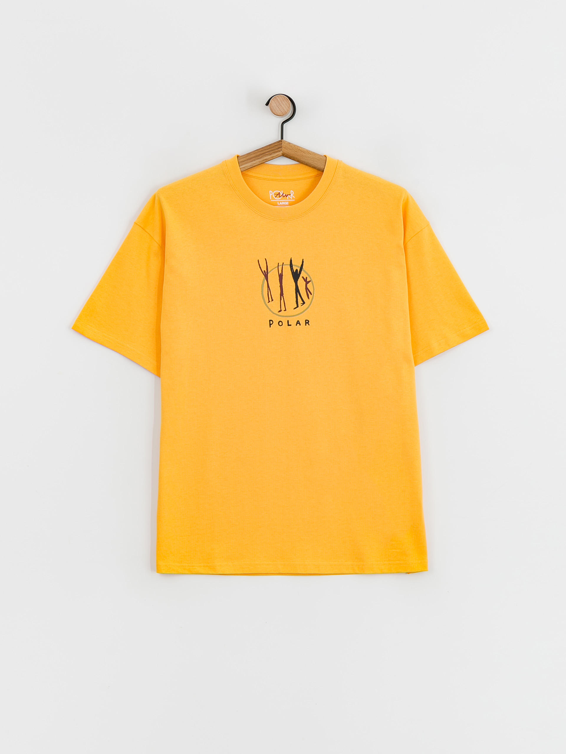 Polar Skate Polar Gang póló (orange sorbet)