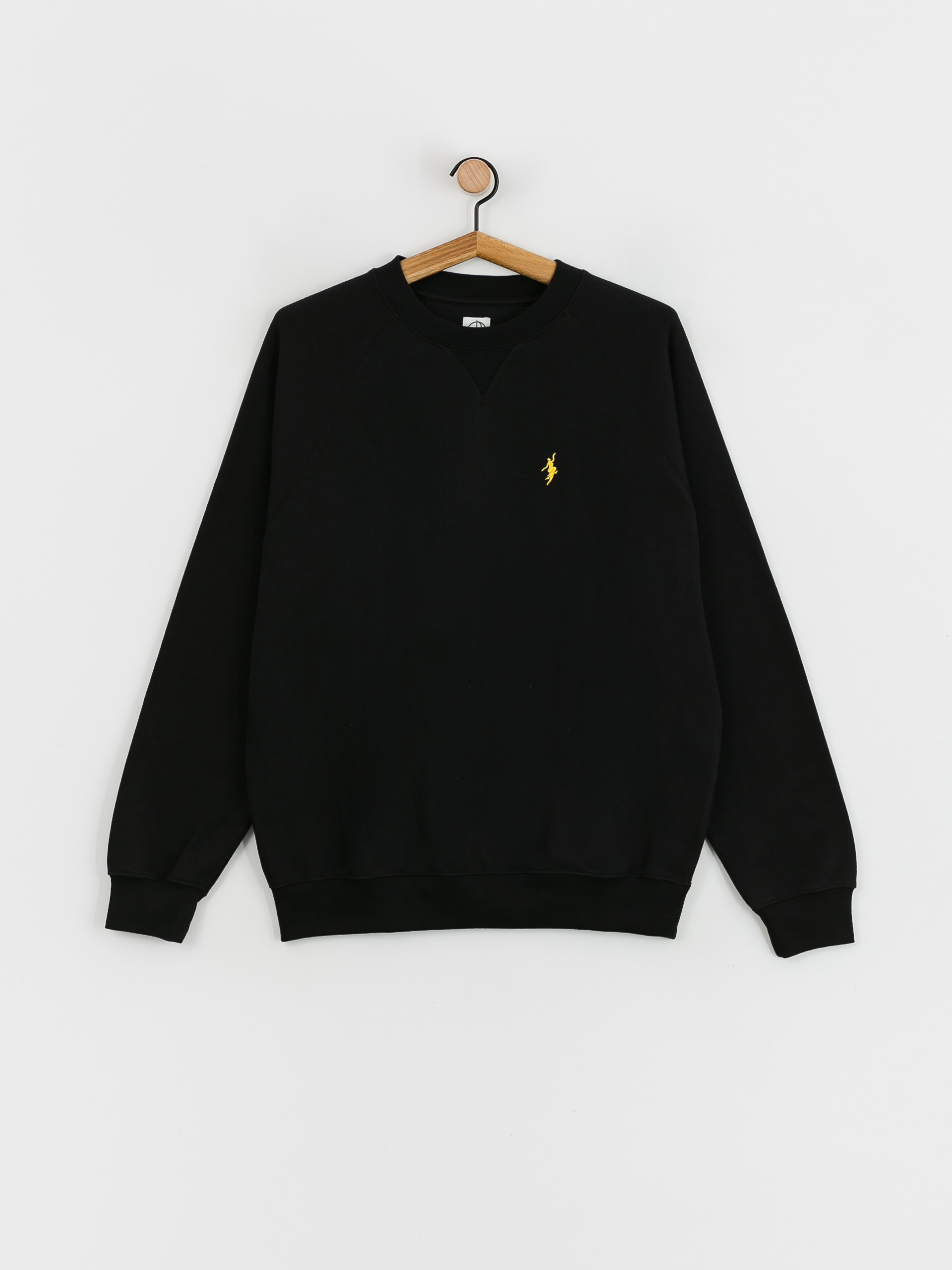 Polar Skate No Comply Default Crewneck Pulóver (black)