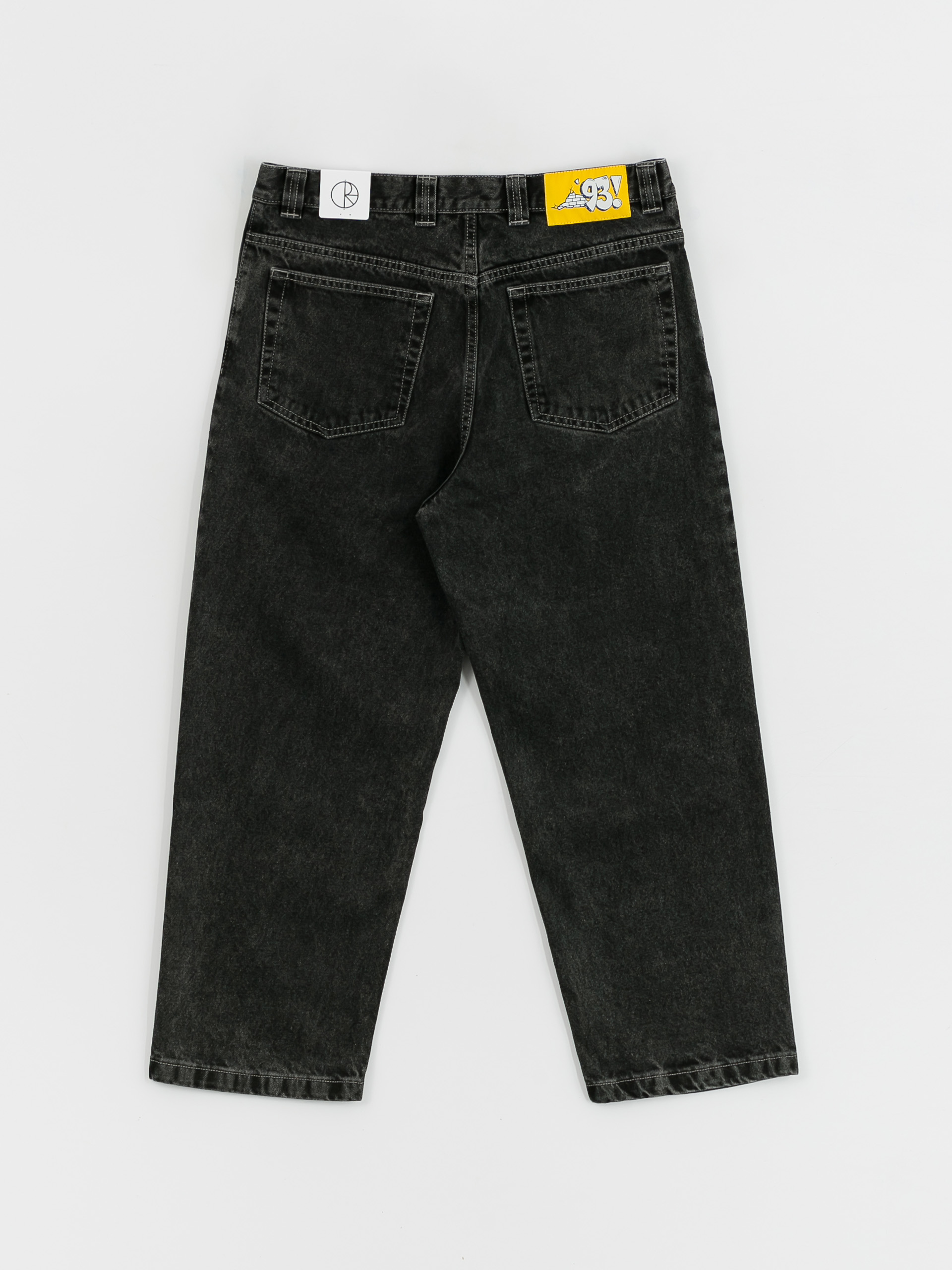 Polar Skate 93! Denim Kisnadrág (silver black)