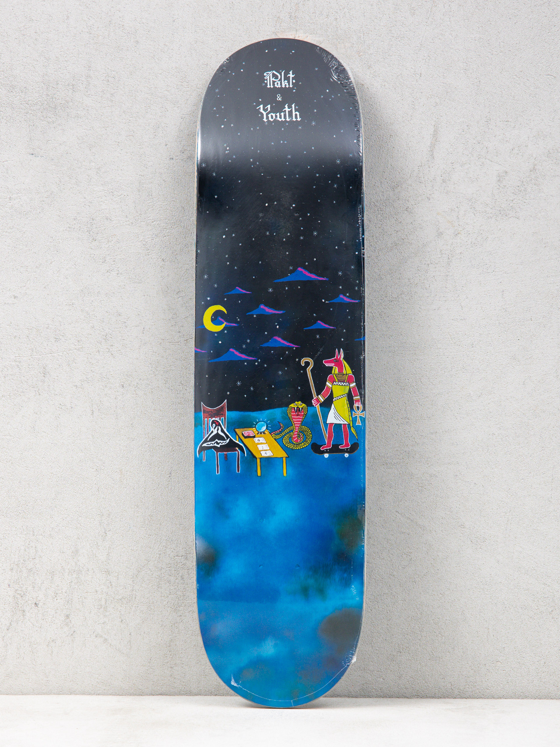Youth Skateboards X Pakt Anubis Gördeszka lap (black/navy)