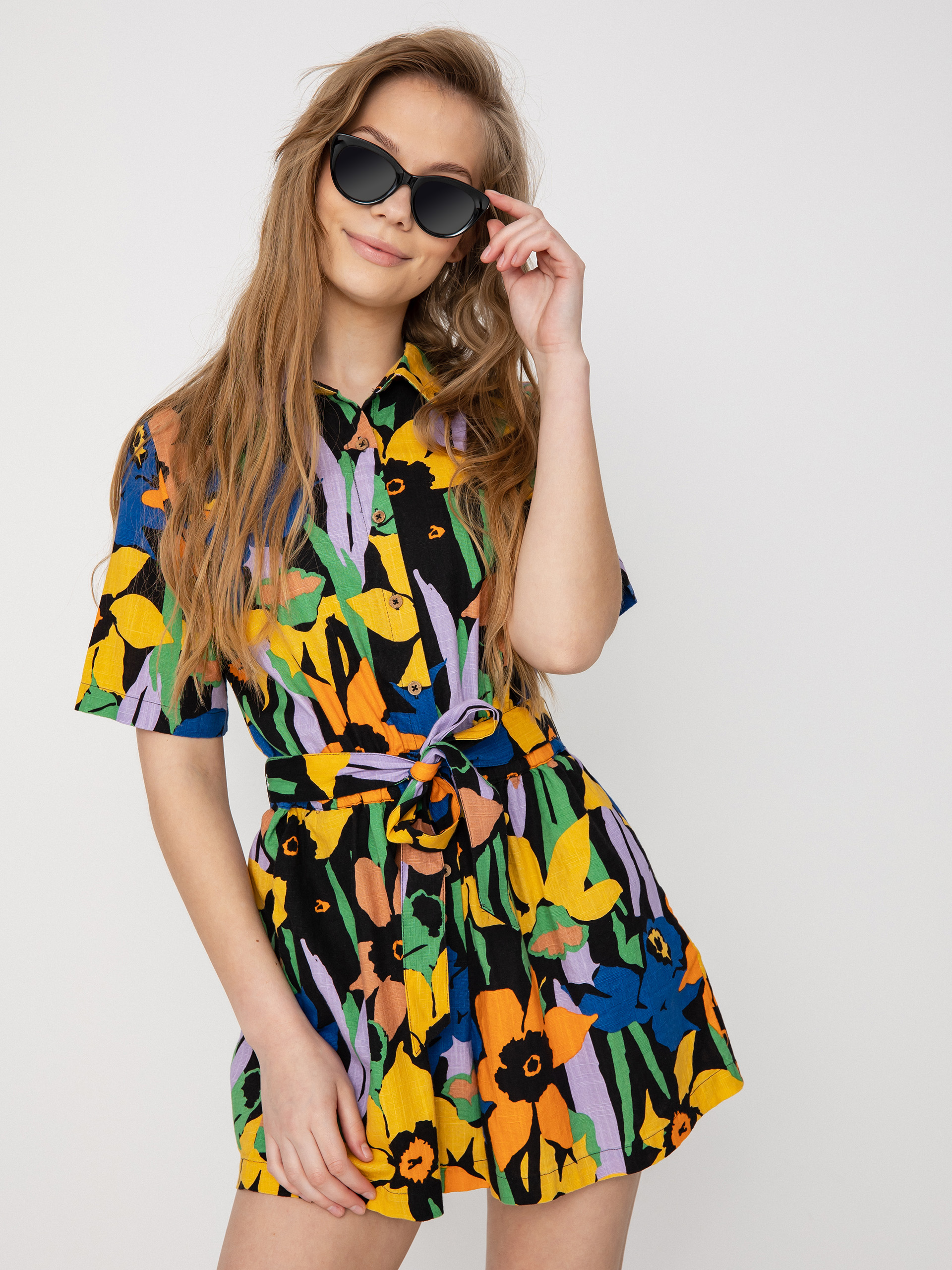 Női Roxy Real Yesterday Teniszruha (anthracite flower jammin)