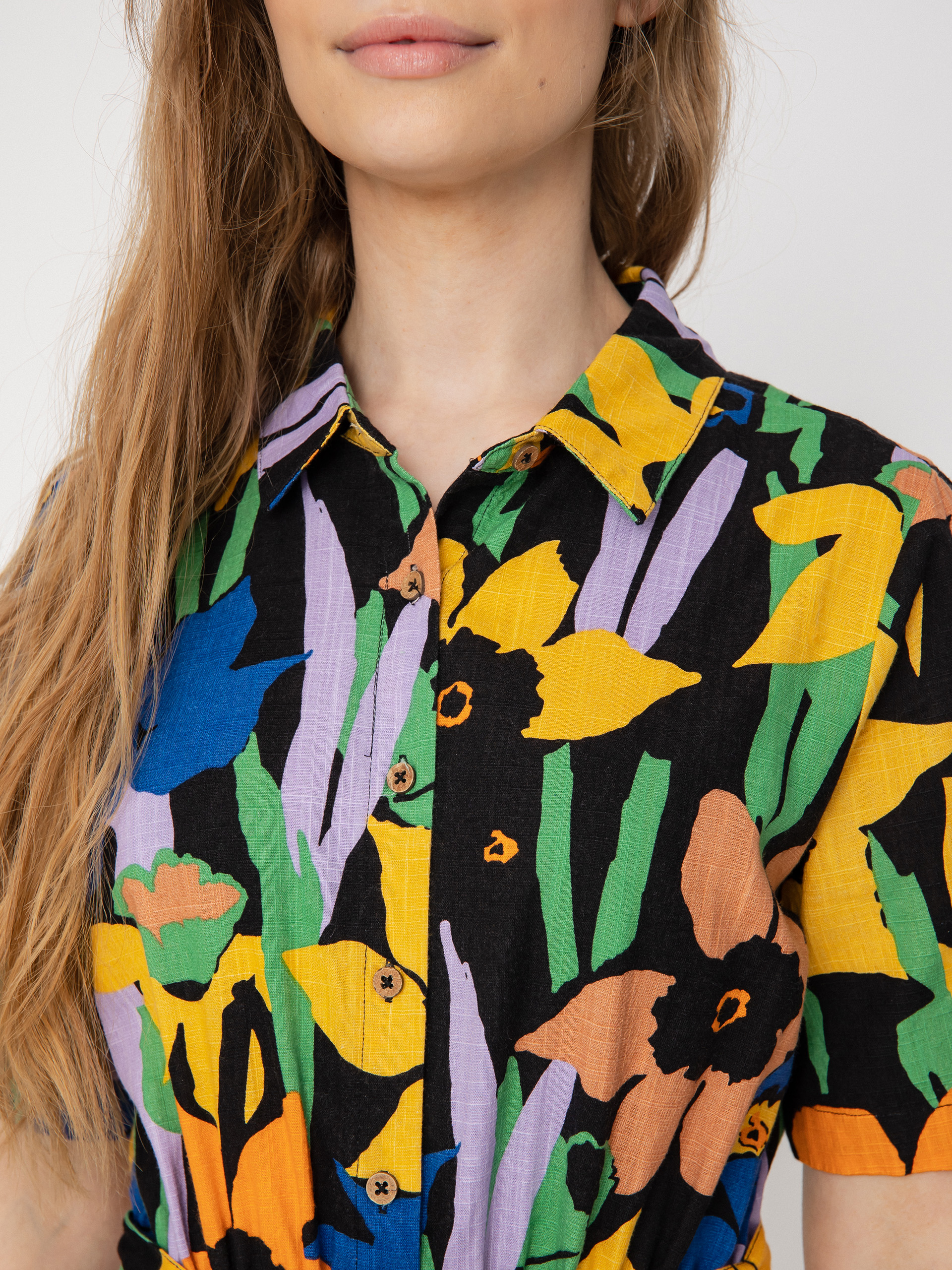 Női Roxy Real Yesterday Teniszruha (anthracite flower jammin)