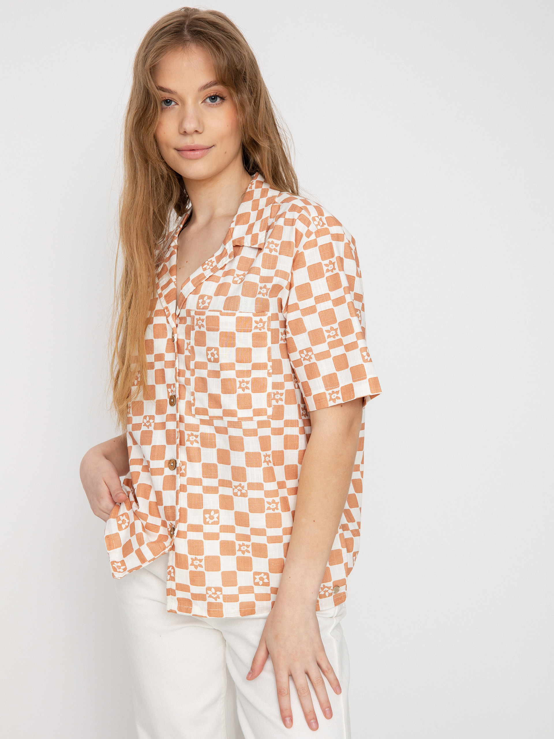 Roxy Aloha Sunset Check Ing Wmn (snow white sol power)