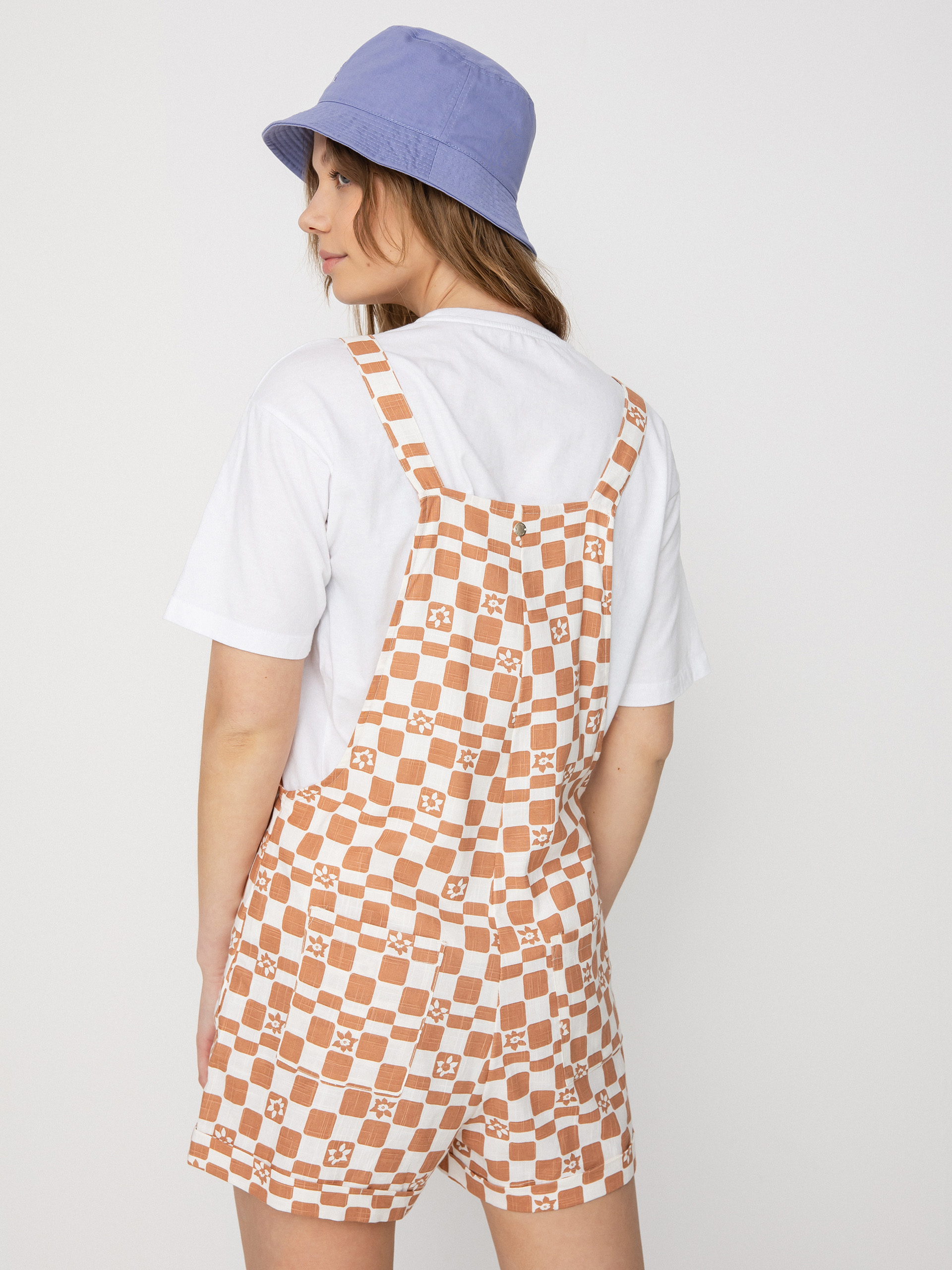 Roxy Midnight Sky Check Kisnadrág Wmn (snow white sol power)