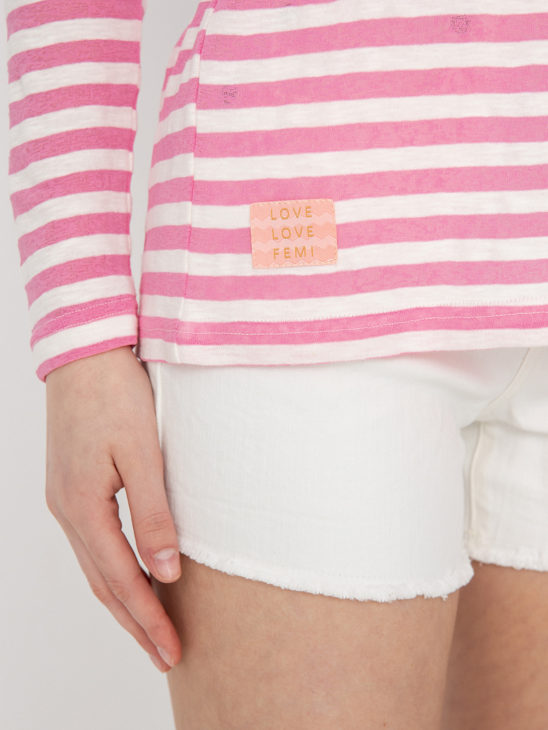 Femi Stories Holda Hosszú ujjú felső Wmn (pes)