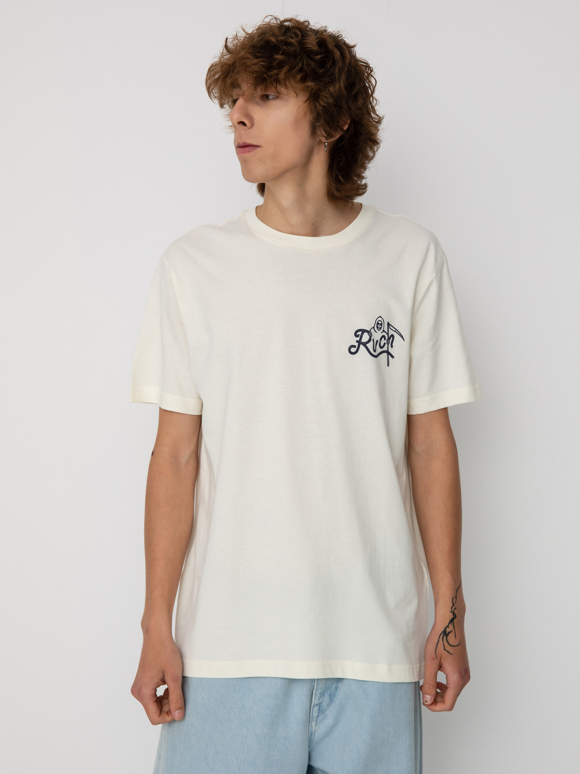 RVCA Parting Ways póló (antique white)